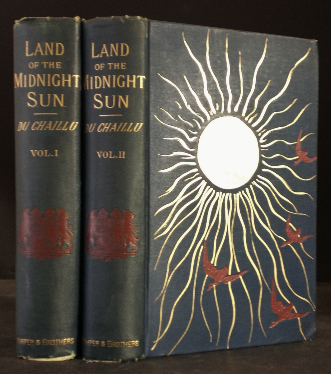 Chaillu du, Paul B.: The Land of the Midnight Sun. Summer and winter journeys through Sweden, Norway, Lapland and northern Finland. I-II