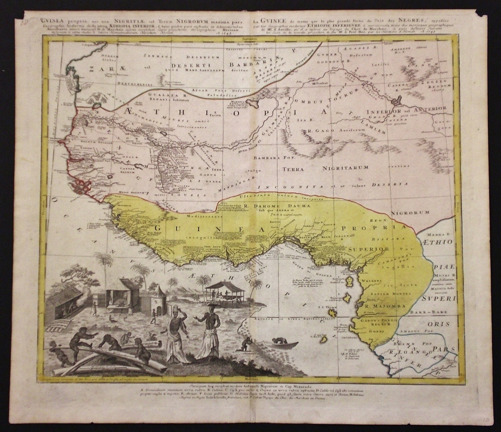 Homann heirs: Guinea propria, nec non Nigritiae vel Terrae Nigrorum maxima pars la Guinee...