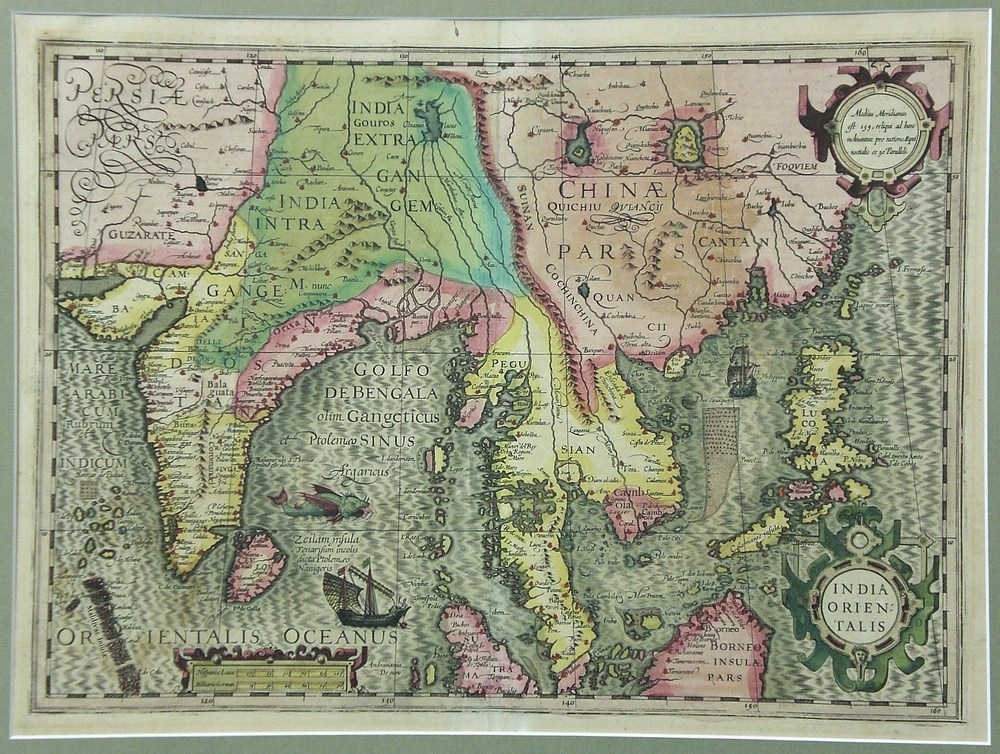 Mercator - Hondius.: India Orientalis