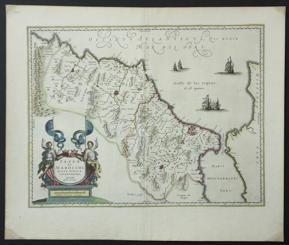 Blaeu, W. J. - Ortelius, A.: Fezzae et Marocchi Regna Africae Celeberrima