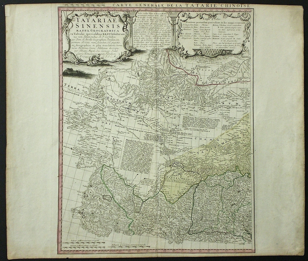 Mayer, T.; Homann heirs; D'Anville, J.B.B.: Tatariae Sinensis Mappa Geographica