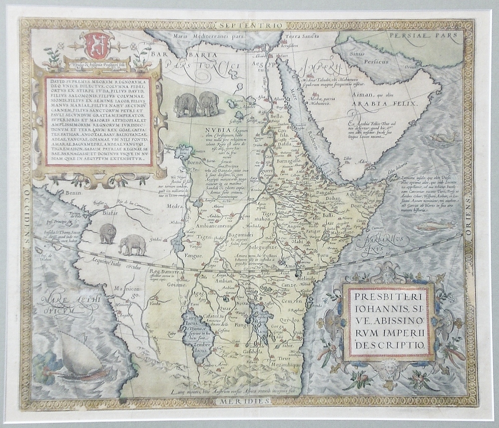 Ortelius A.: Presbiteri Johannis, sive Abissinorum Imperii Descriptio