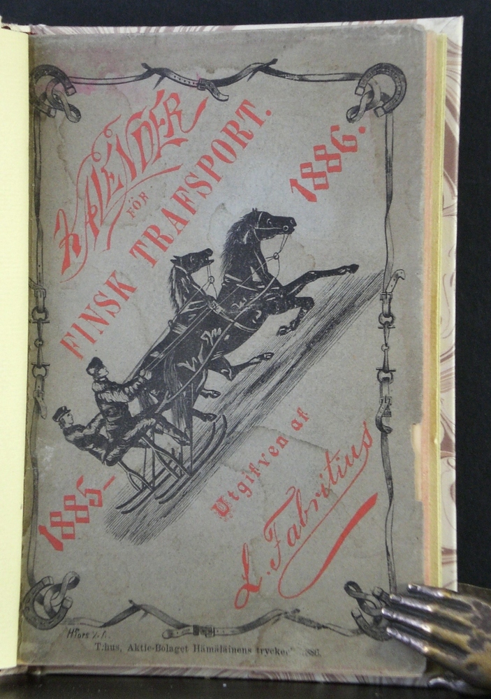 Fabritius, L: Kalender för finsk trafsport 1885 & 1886