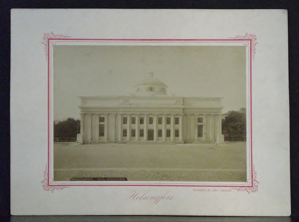 Lindahl, Axel: Universitetbiblioteket