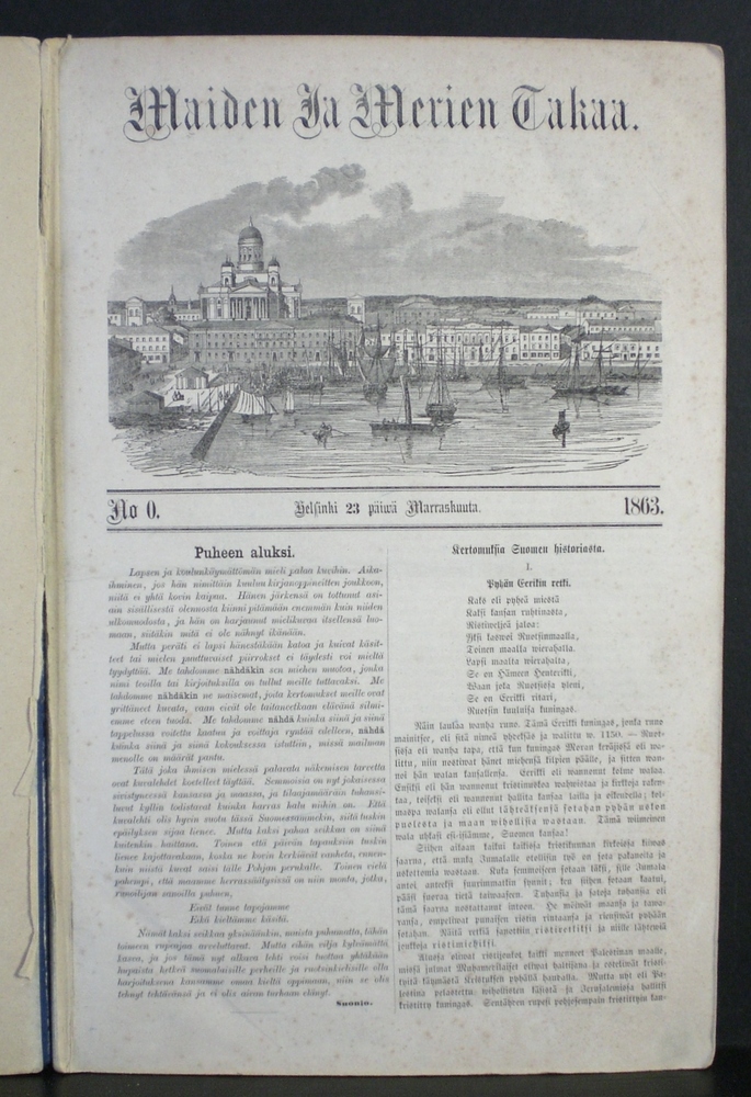 Maiden ja Merien Takaa, N:o 0, 1863; N:o 1-24, 1864
