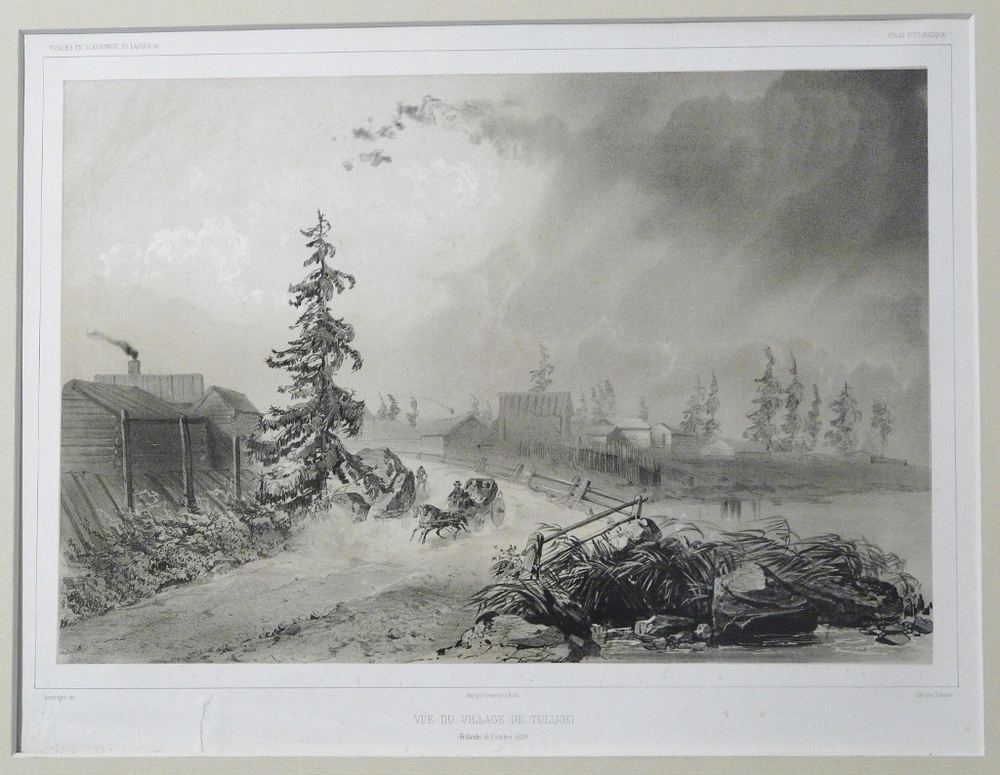 Lauvergne: Vue du village de Tulijoki
