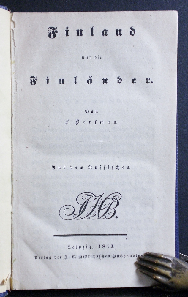 Derschau, F.: Finland und die Finländer