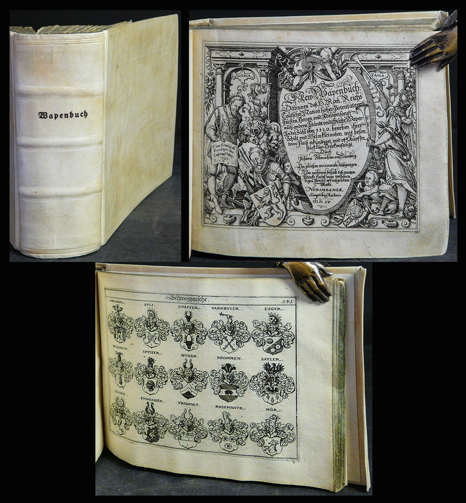Siebmacher, Johann (1590-1611): New Wappenbuch: Darinnen dess h. Röm. Reichs Teutscher Nationen hoher Potentaten, Fürsten, Herren und Adelspersonen, auch anderer Staendt und Staette Wapen in der Zahl über 3320, beneben ihrer Schilt und Helmkleinoten, mit besonderen Fleiss erkündiget