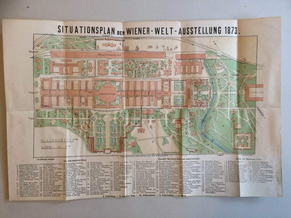 Situationsplan der Wiener - Welt - Ausstellung 1873