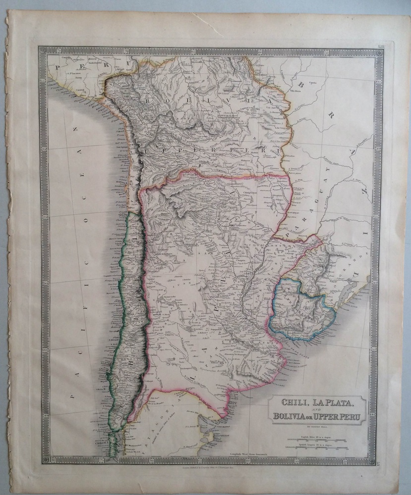 Hall, Sidney: Chili, La Plata, and Bolivia or Upper Peru