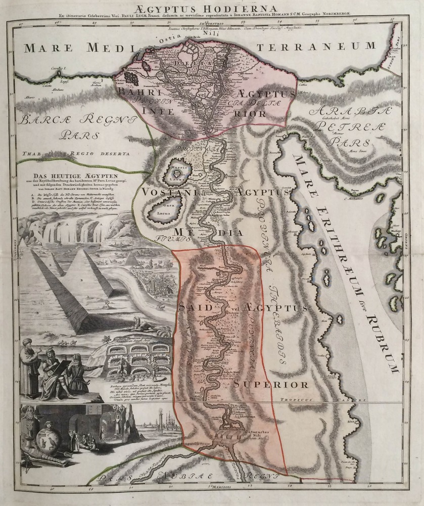 Homann, Joh. Bapt.: Aegyptus Hodierna