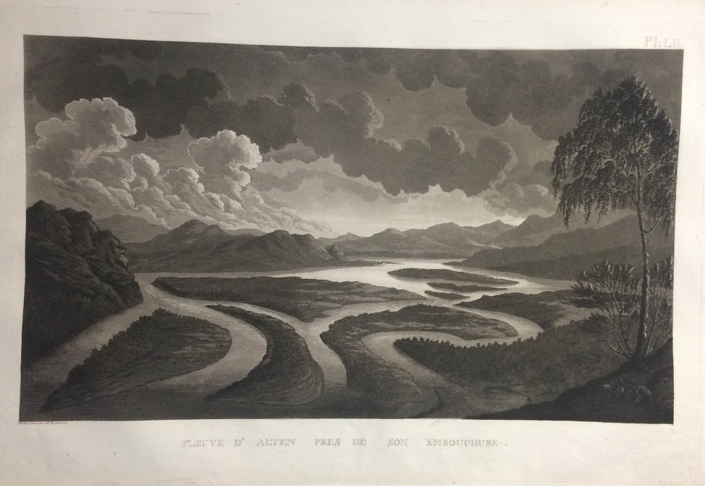 Skjöldebrand, A. F.: Fleuve d'Alten pres de son embouchure