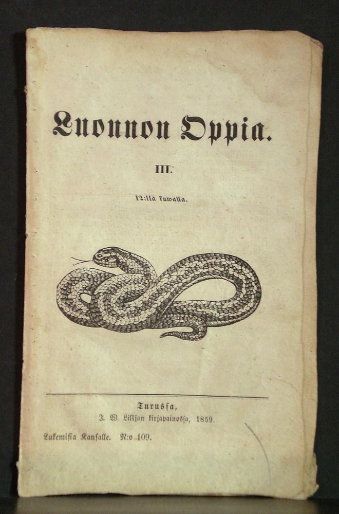 Rudbeck, E.J.: Luonnon Oppia III