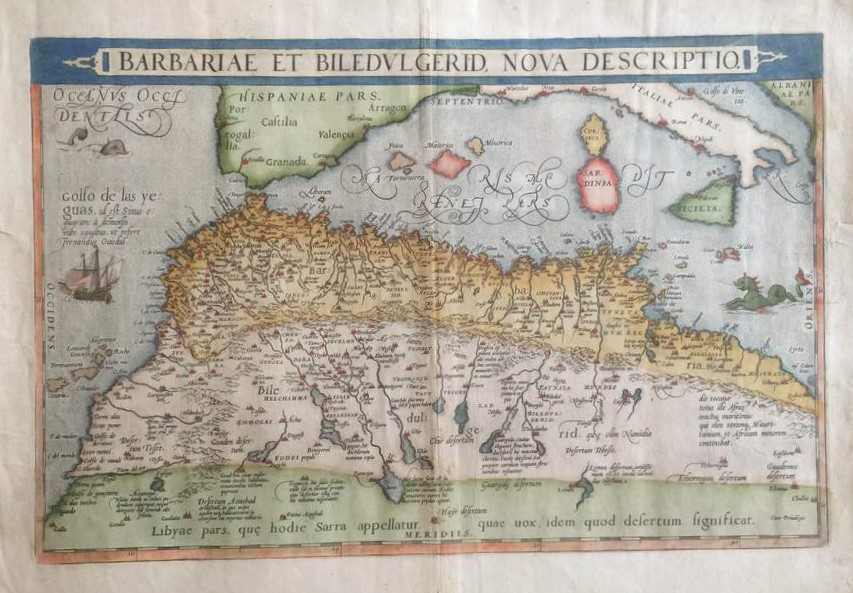 Ortelius, A.: Barbariae Et Biledulgerid Nova Descriptio