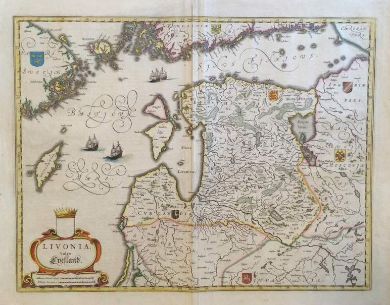 Blaeu, W.J.: Livonia vulgo Lyefland