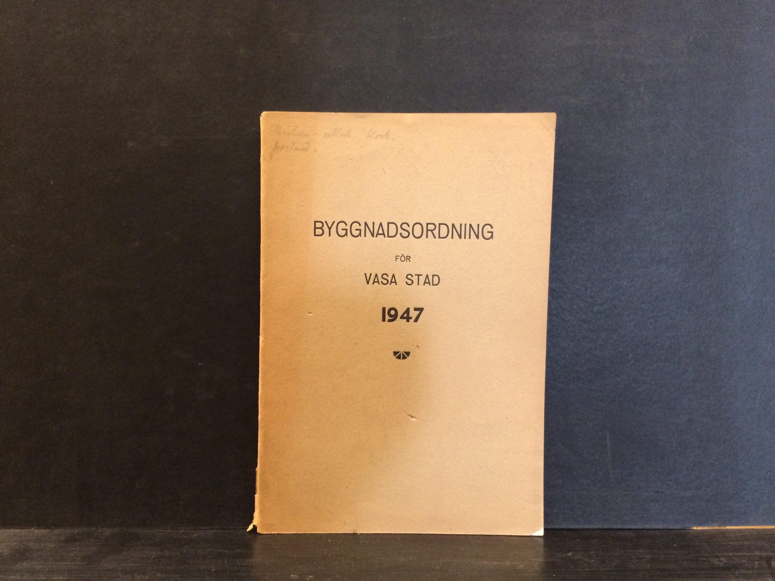 Byggnadsordning för Vasa stad 1947