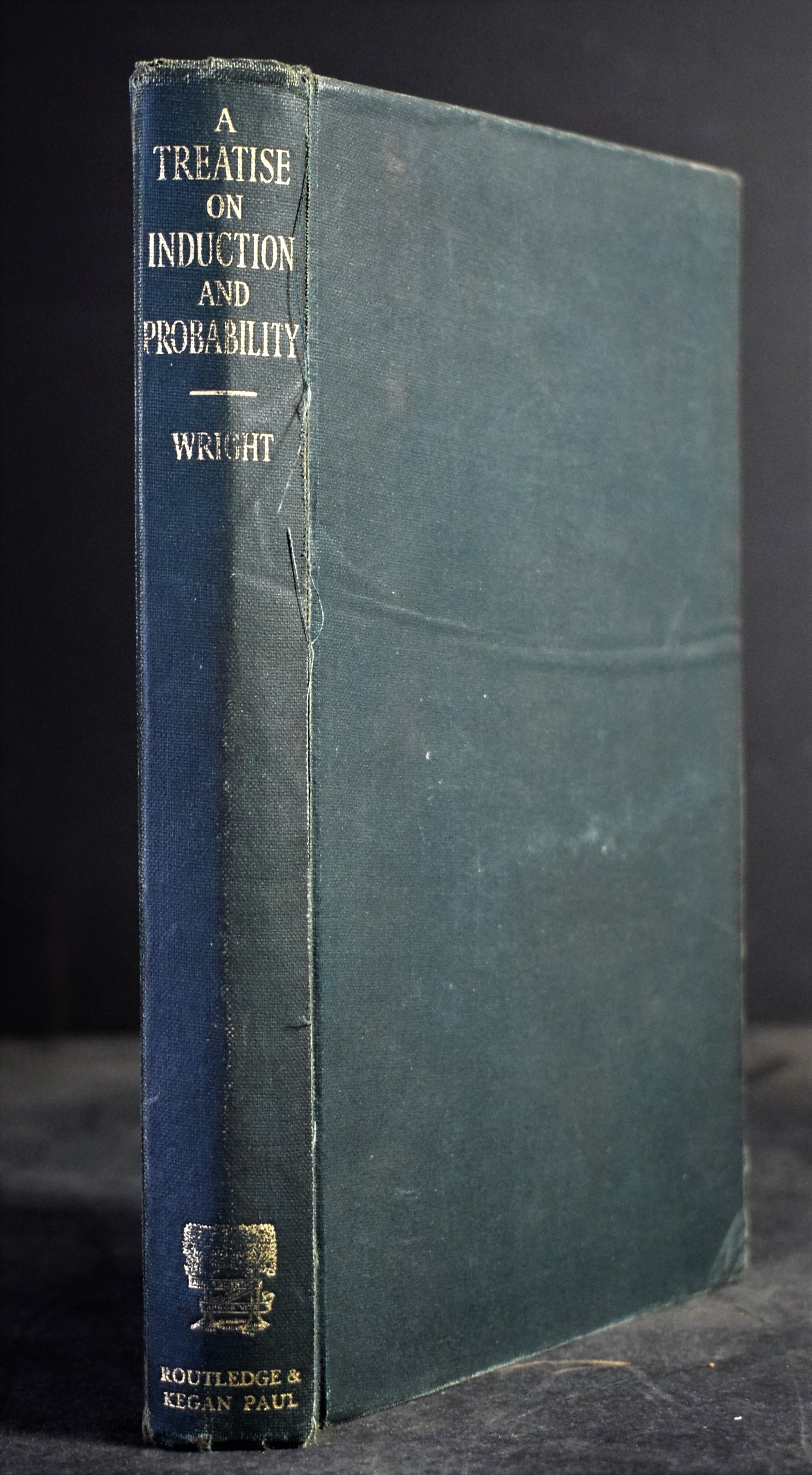 Georg Henrik von Wright A Treatise on Induction and Probability Back of the book is a bit broken