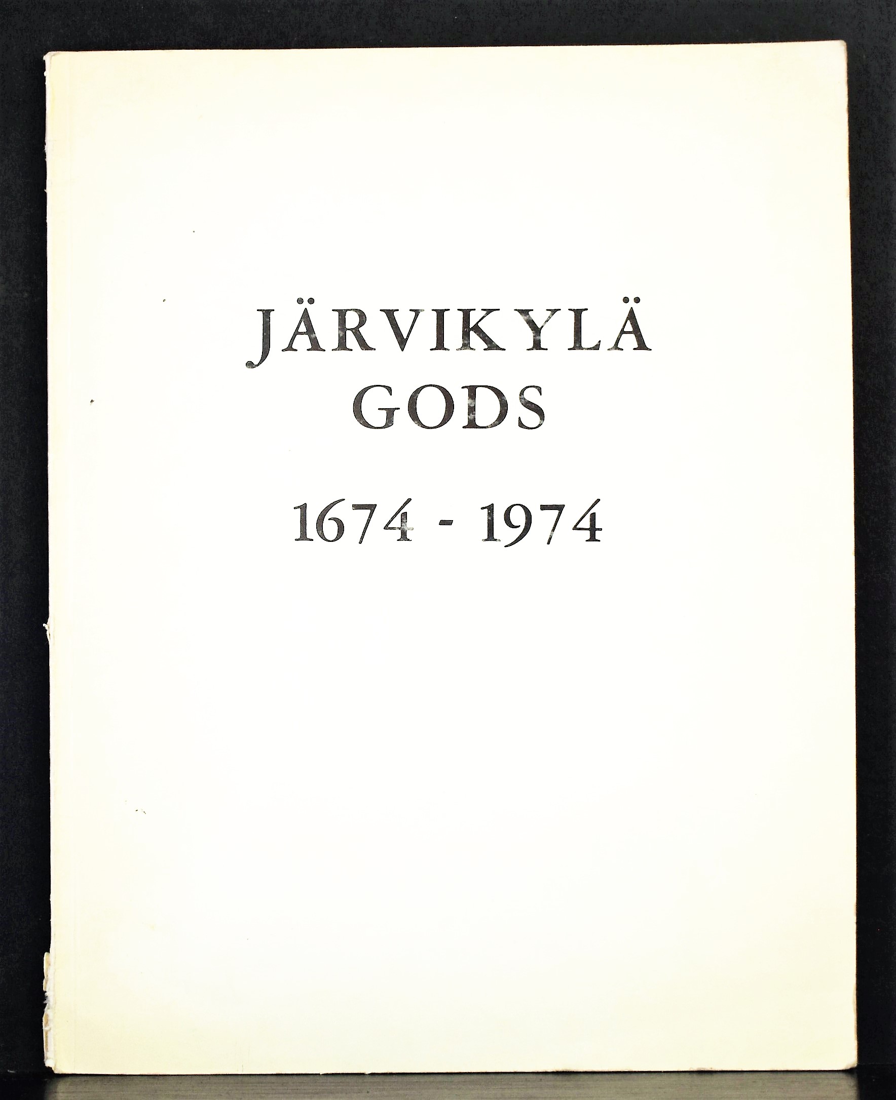 Järvikylä gods 1674-1974