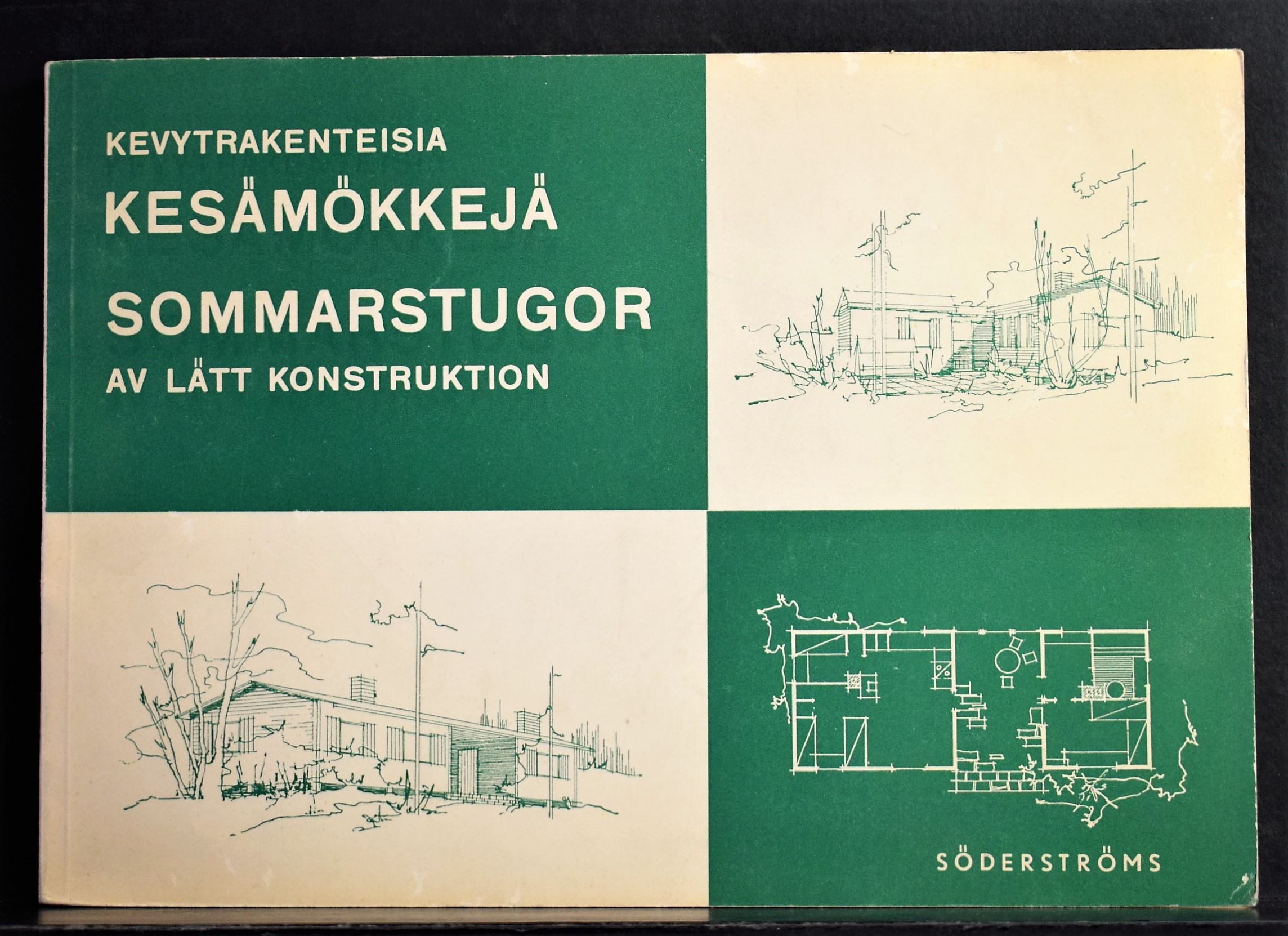 Stenius, Olof: Kevytrakenteisia kesämökkejä. Sommarstugor av lätt konstruktion