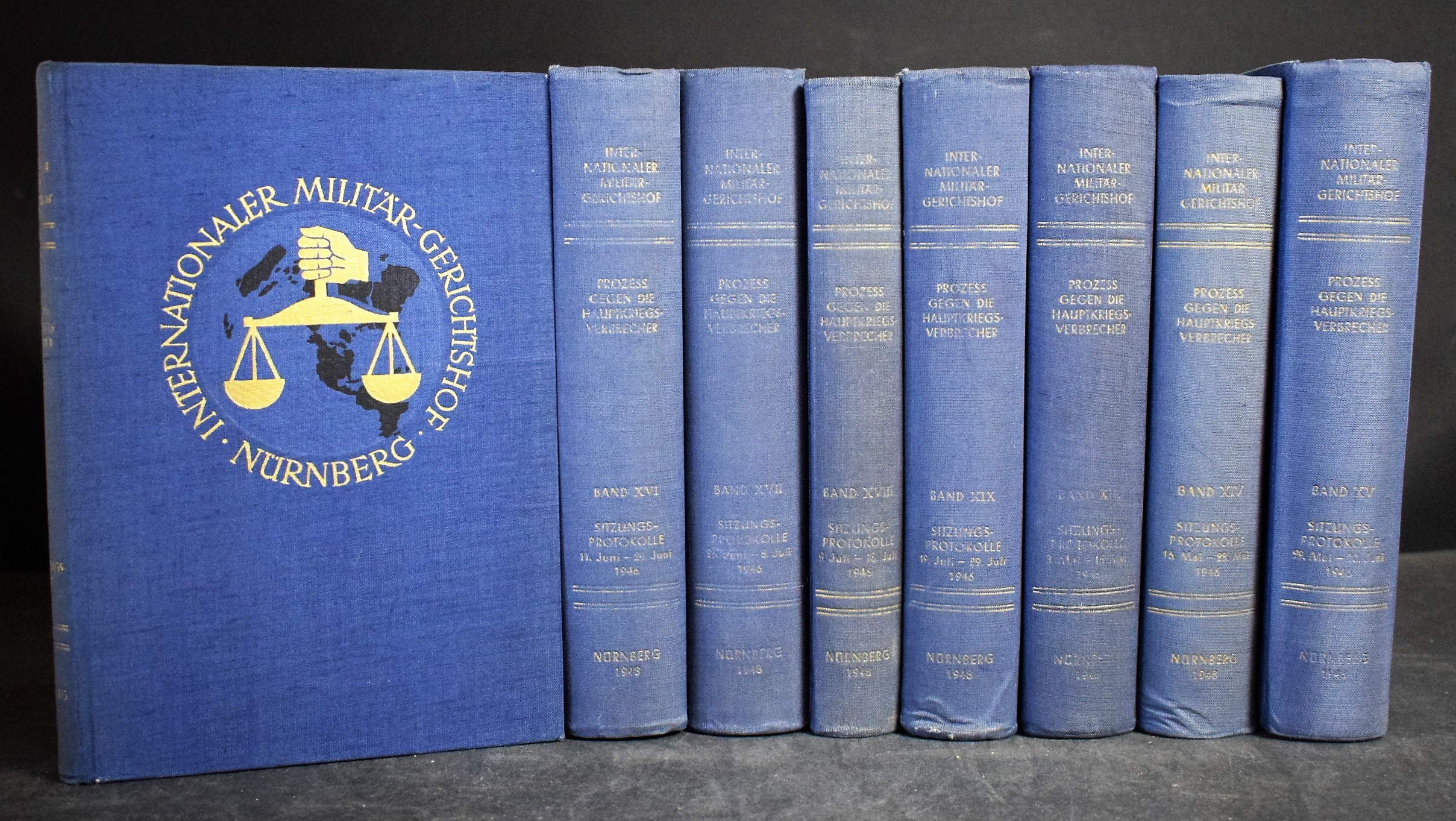 Der Prozess gegen die Hauptkriegsverbrecher von dem Internationalen Militärgerichtshof. Nürnberg, 14. November 1945 - 1. Oktober 1946. I-XLII