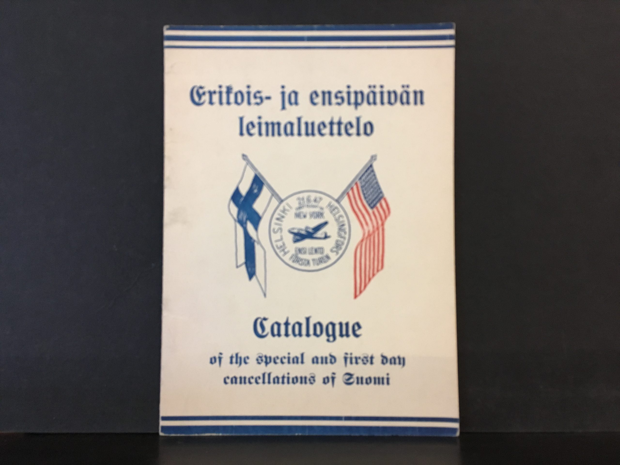 Vaarnas, Kalle: Erikois ja ensipäivän leimaluettelo. Catalogue of the special and first day cancellations of Suomi