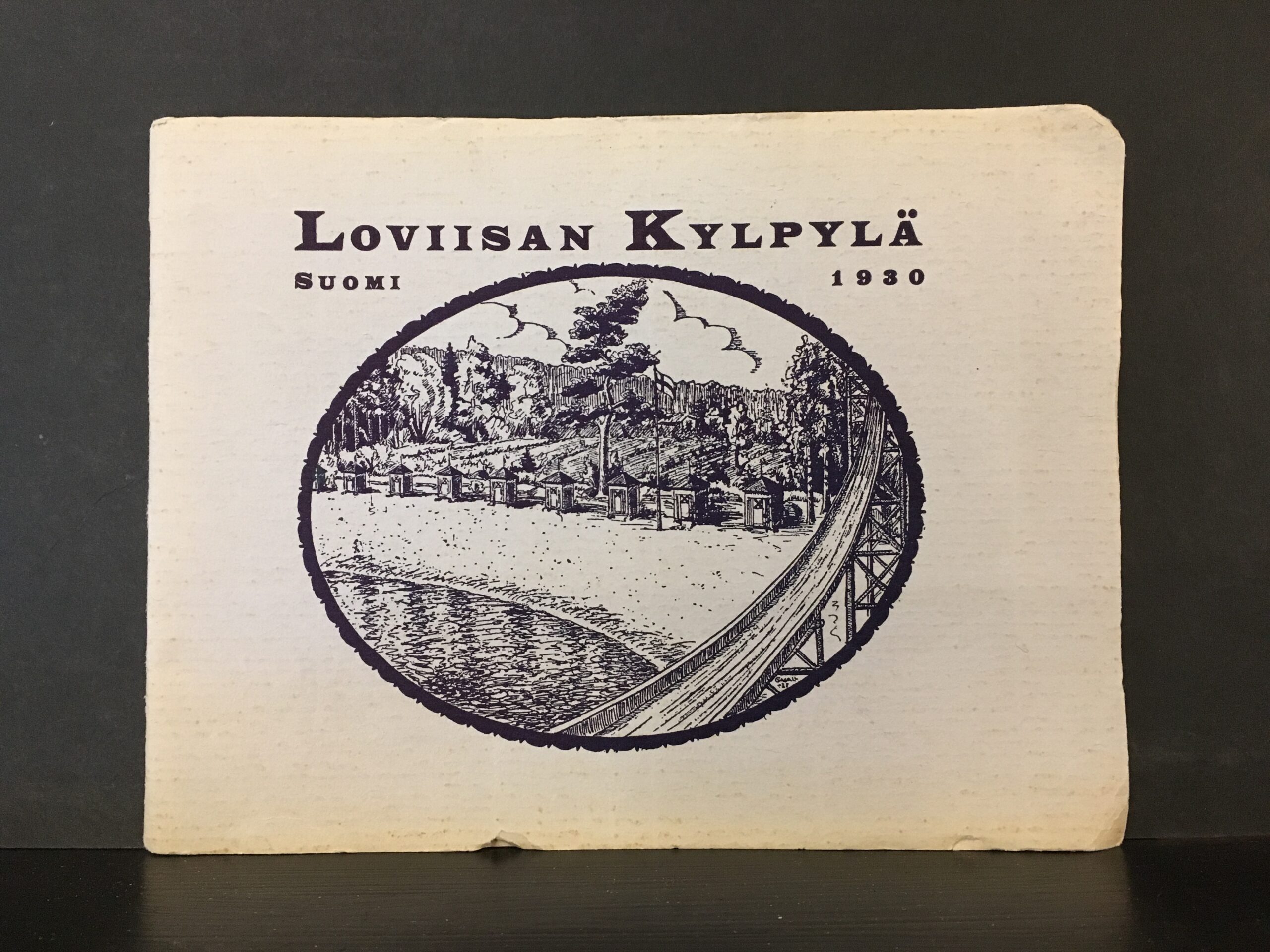 Bad Lovisa Finland. Loviisan kylpylä Suomi. 1930