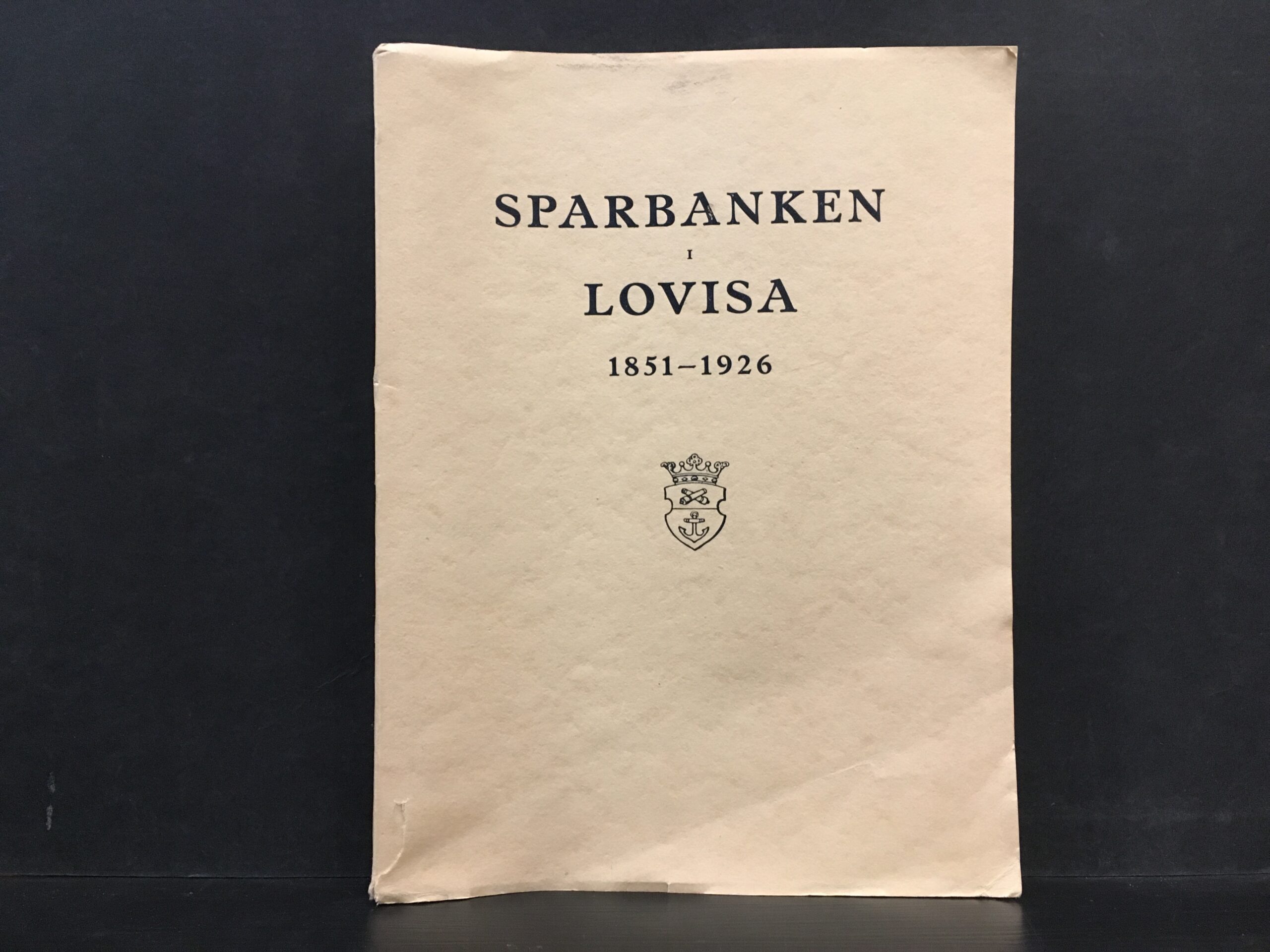 Sparbanken i Lovisa 1851–1926