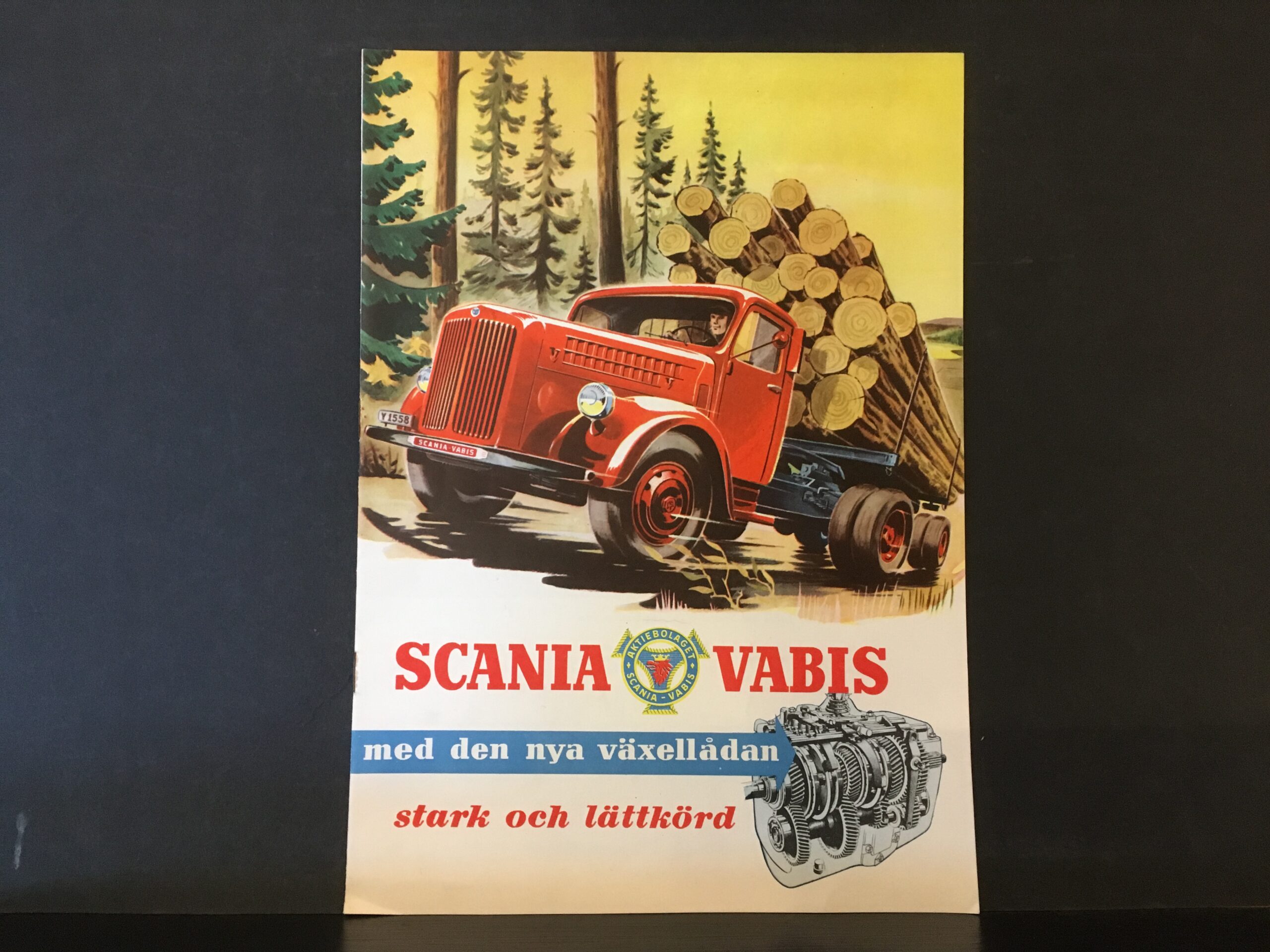 Scania-Vabis med den nya wäxellådan, stark och lättkörd