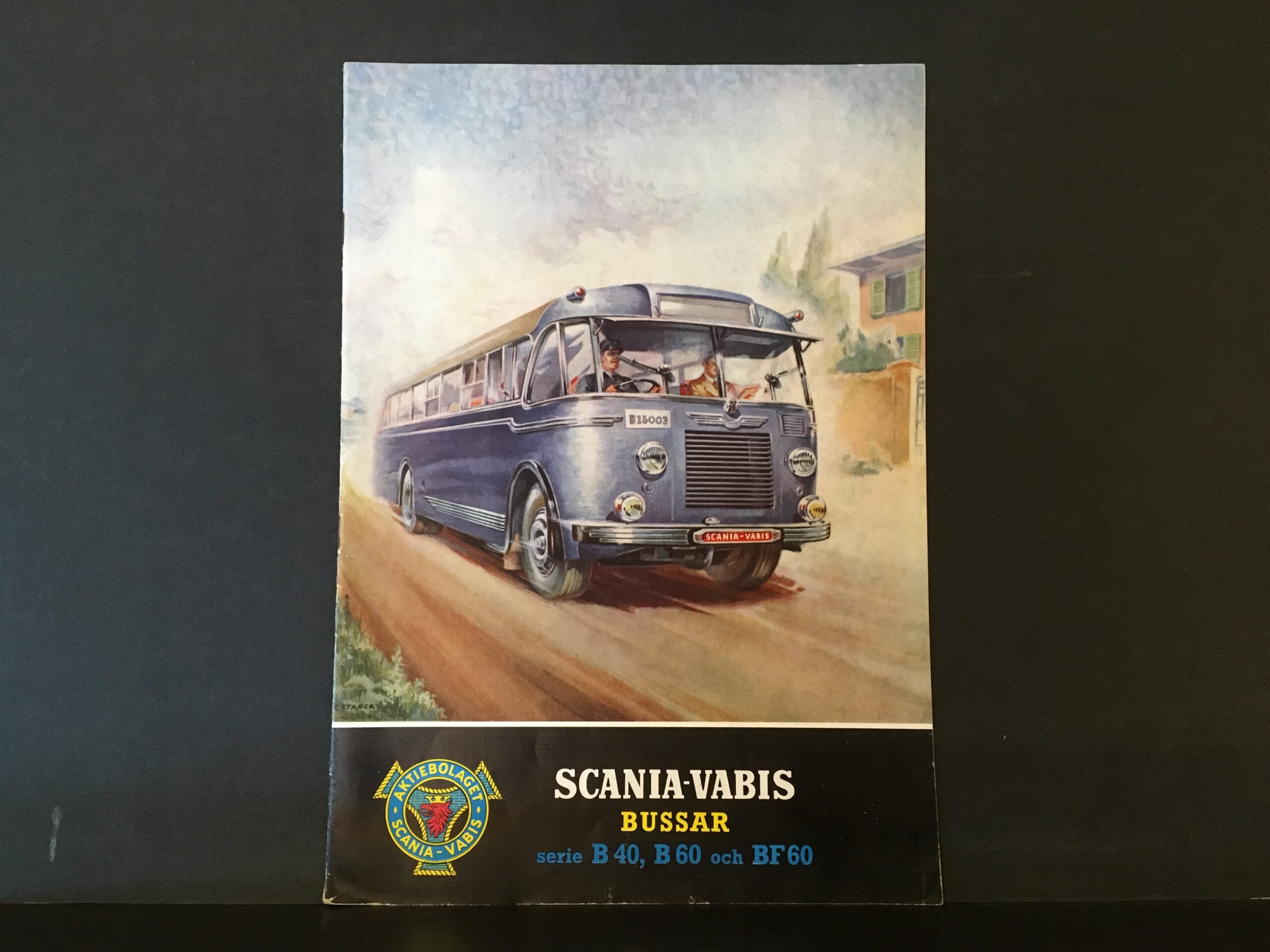 Scania-Vabis bussar. Serie B 40, B 60 och BF 60