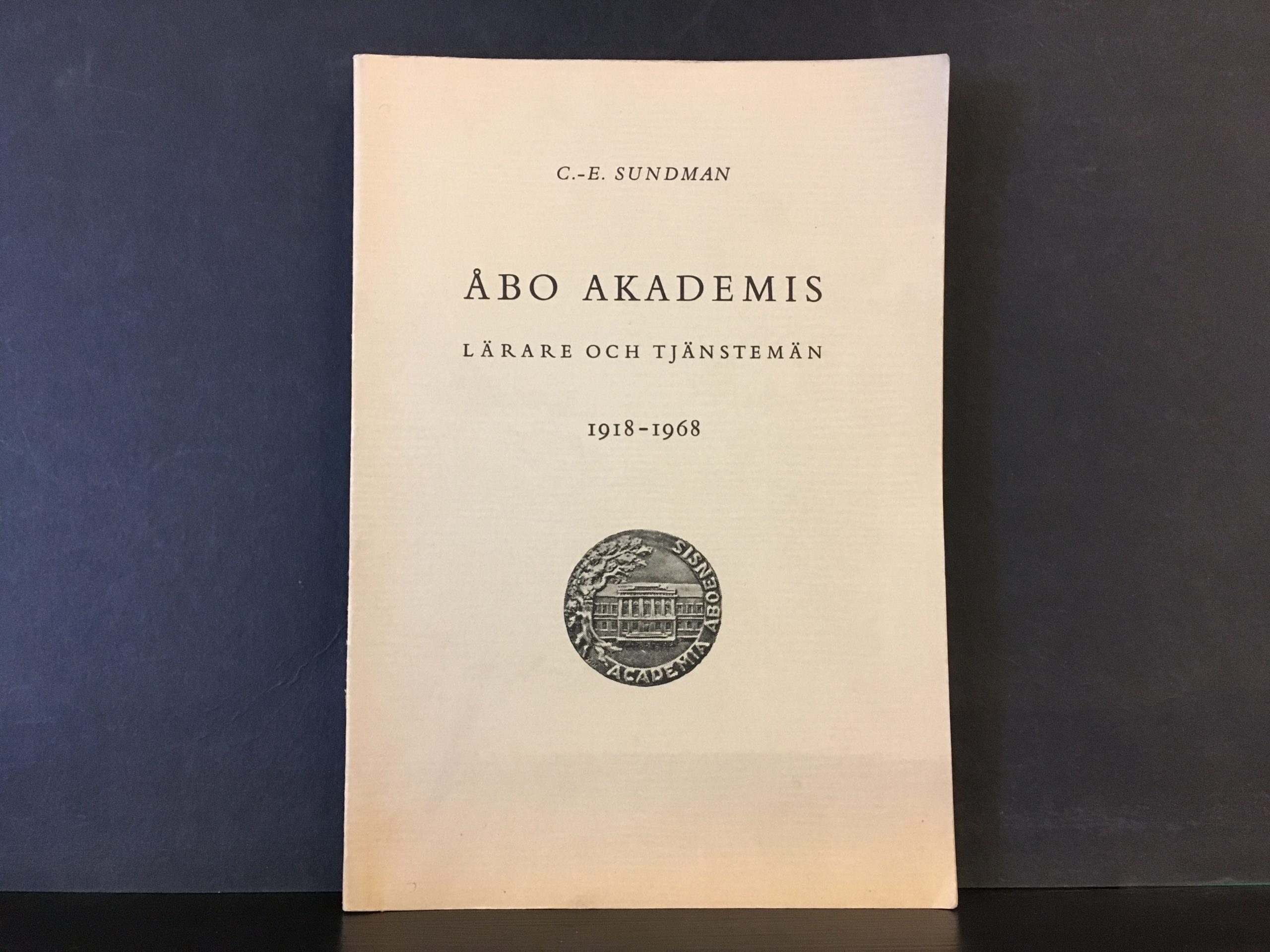 Sundman, C.-E.: Åbo akademis lärare och tjänstemän 1918-1968