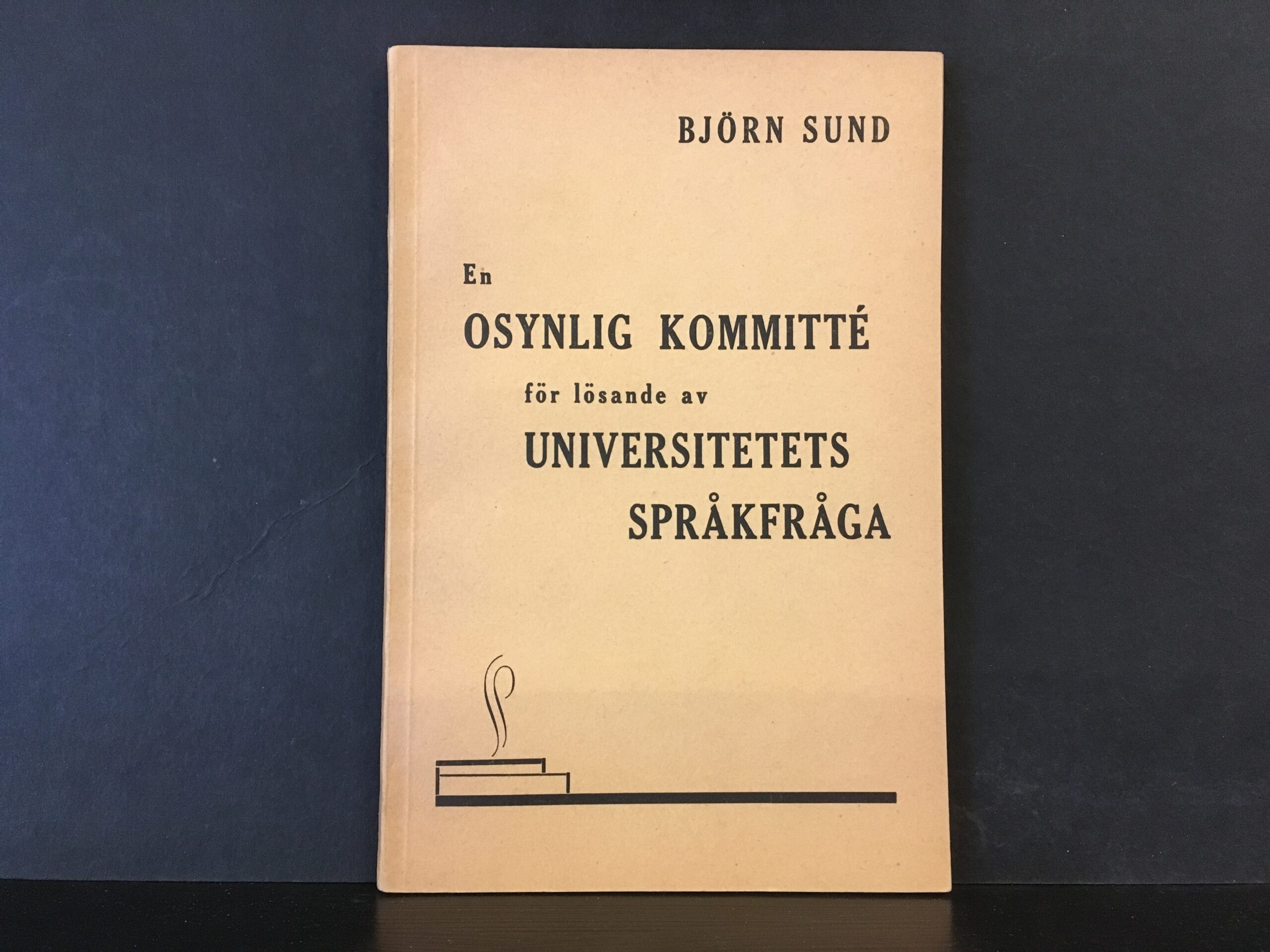 Sund, Björn: En osynlig kommitté för lösande av universitetets språkfråga