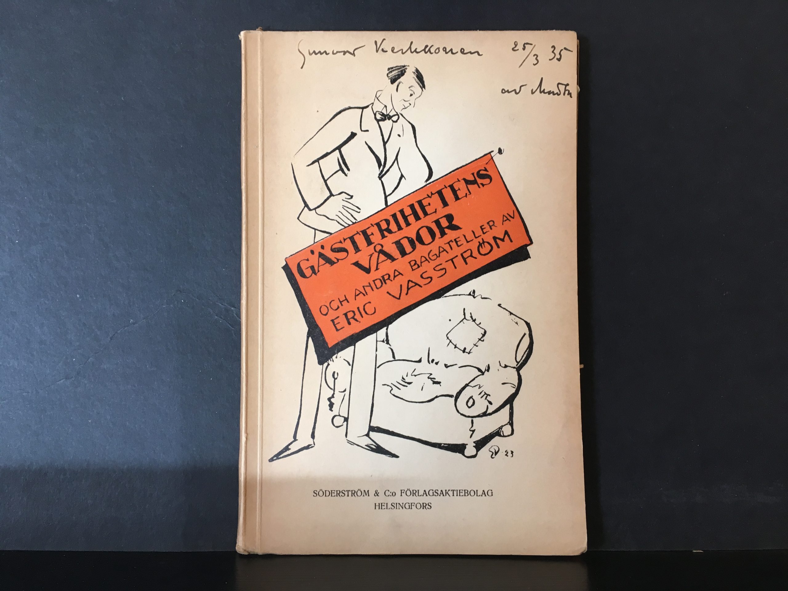 Vasström, Eric: Gästfrihetens vådor och andra bagateller