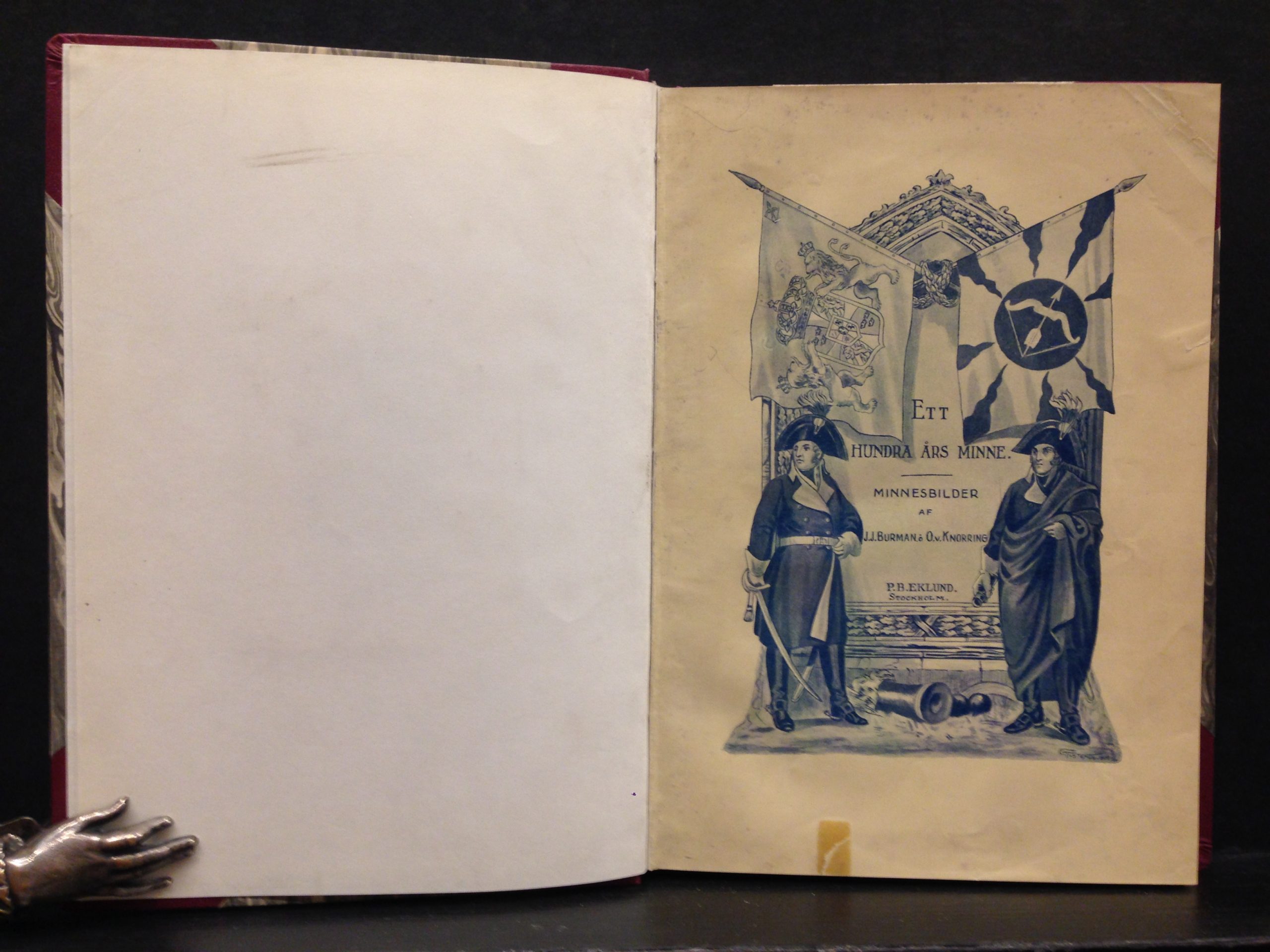 Burman, J. J. och Knorring, von O.: Ett hundra års minne. Minnesbilder