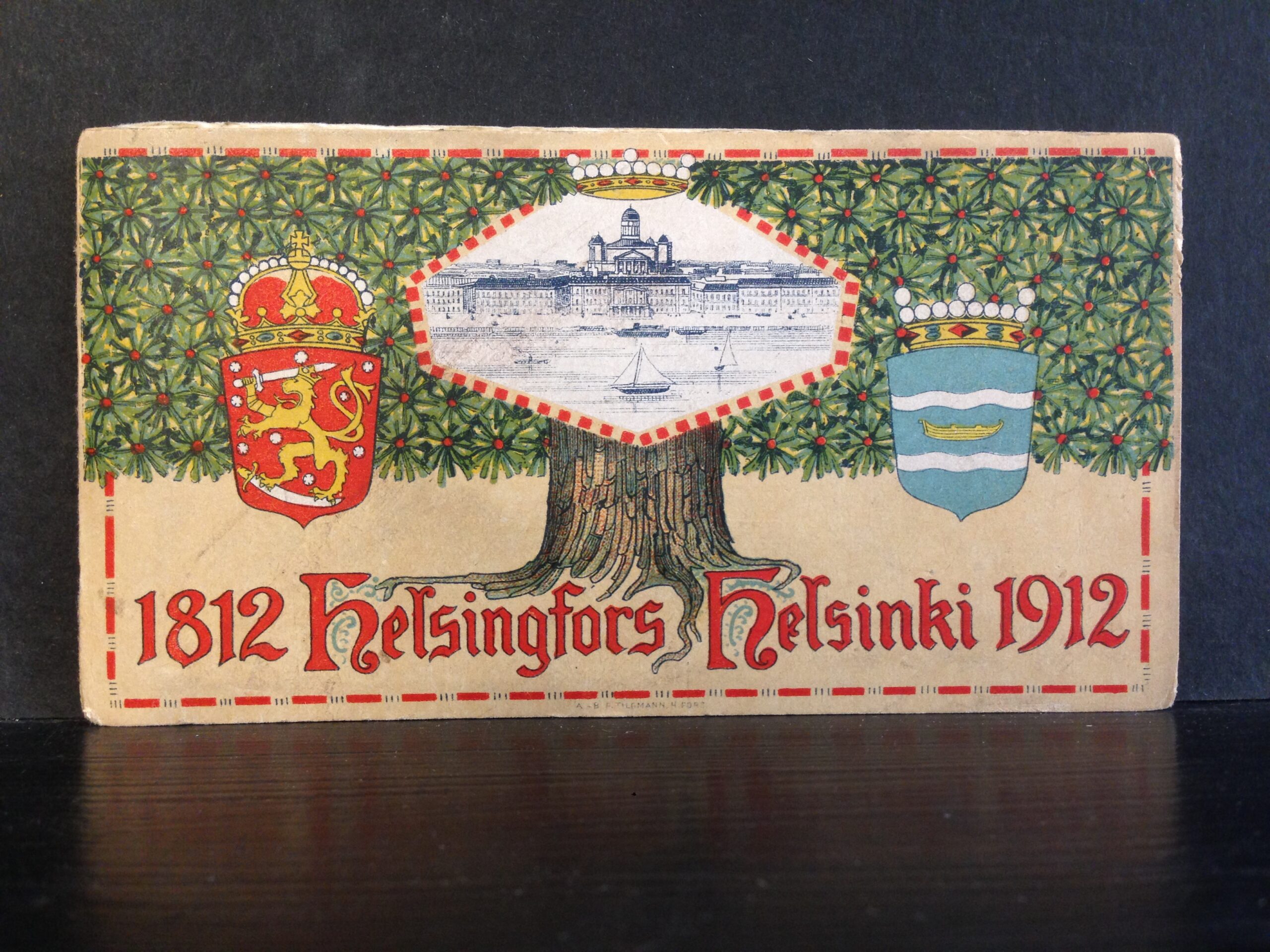 1812 Helsingfors Helsinki 1912 (fotoalbum/kuva-albumi)