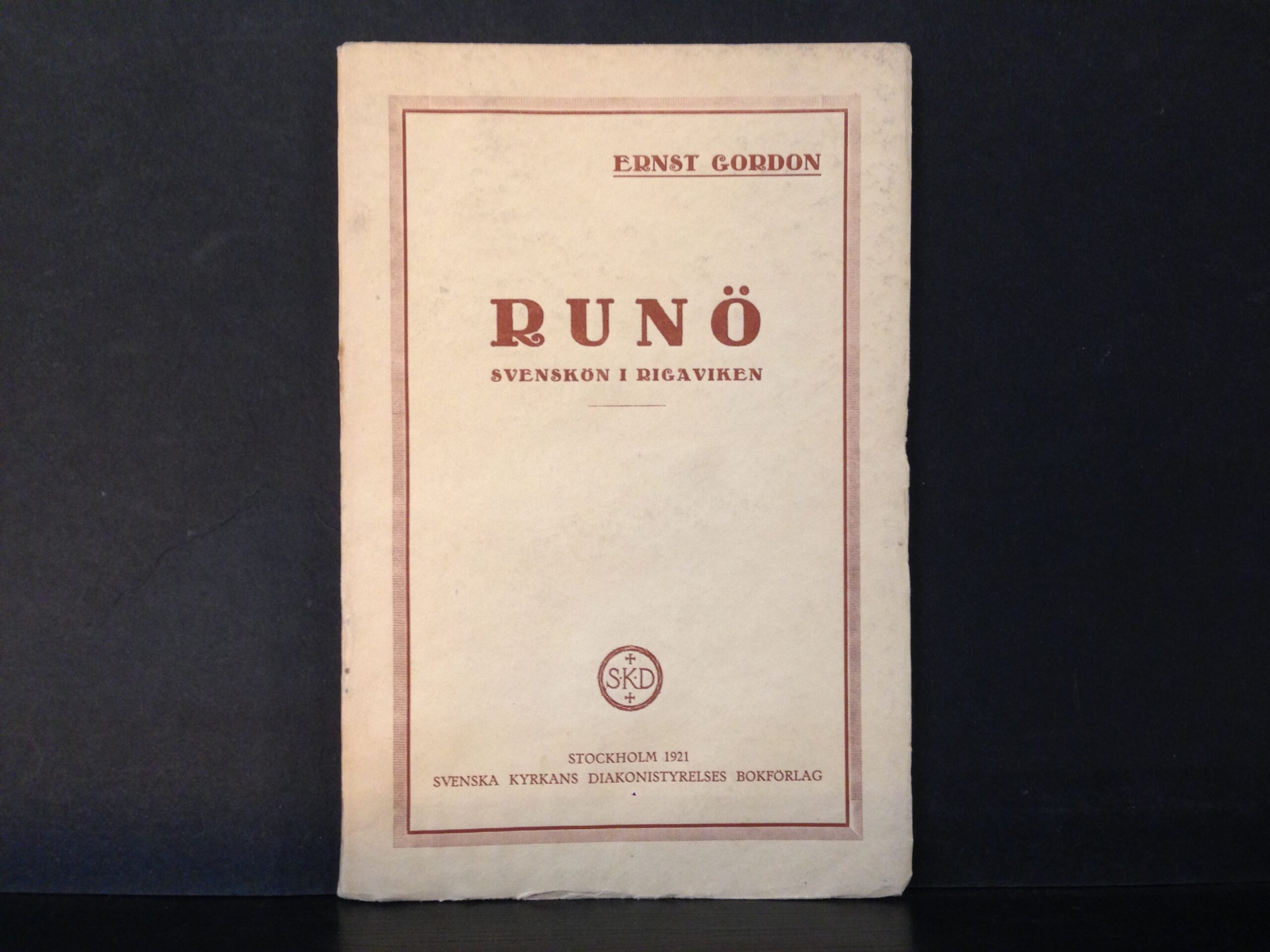 Gordon, Ernst: Runö svenskön i Rigaviken