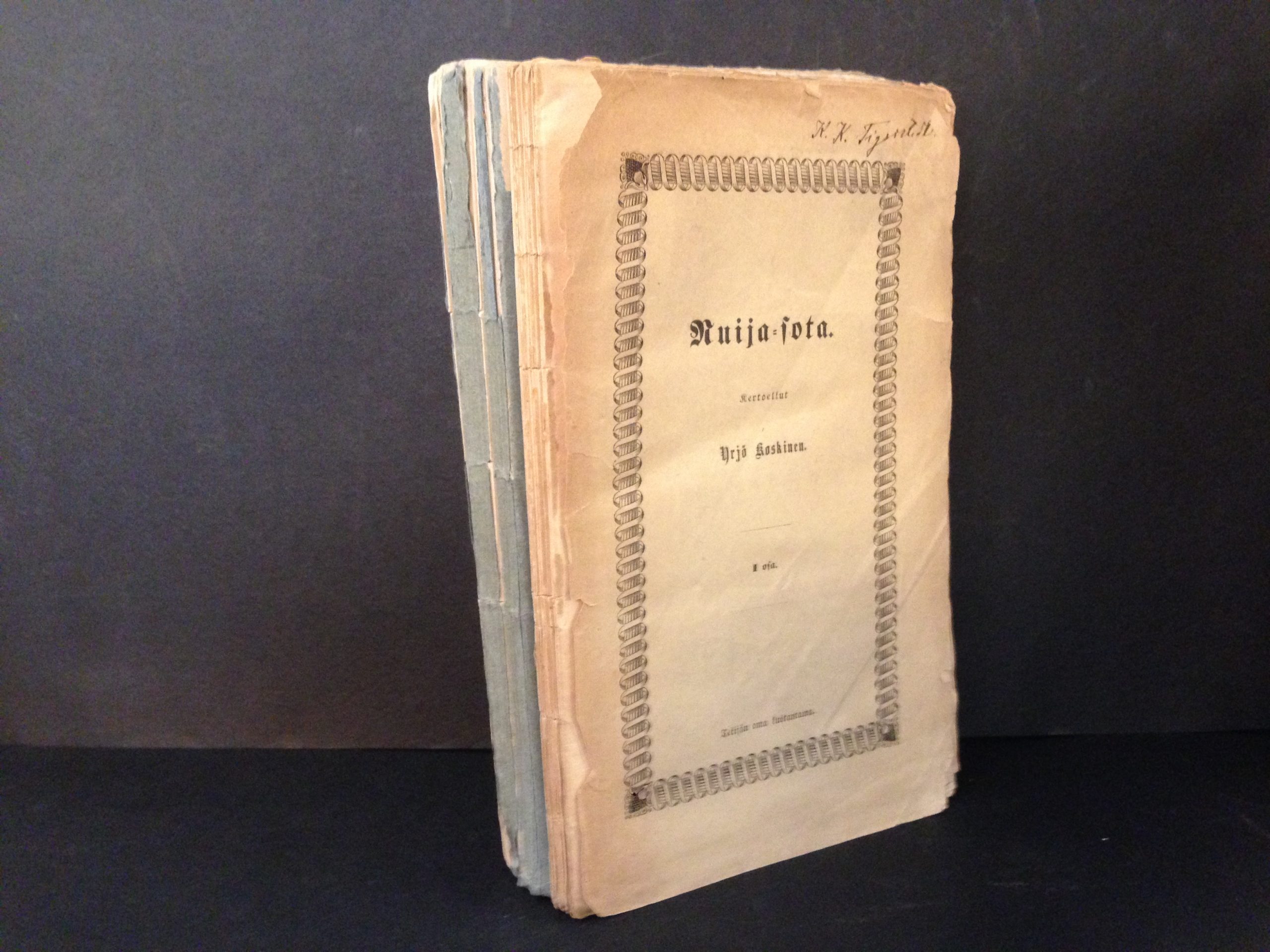 Koskinen, Yrjö: Nuija-sota I-II (ensipainos)