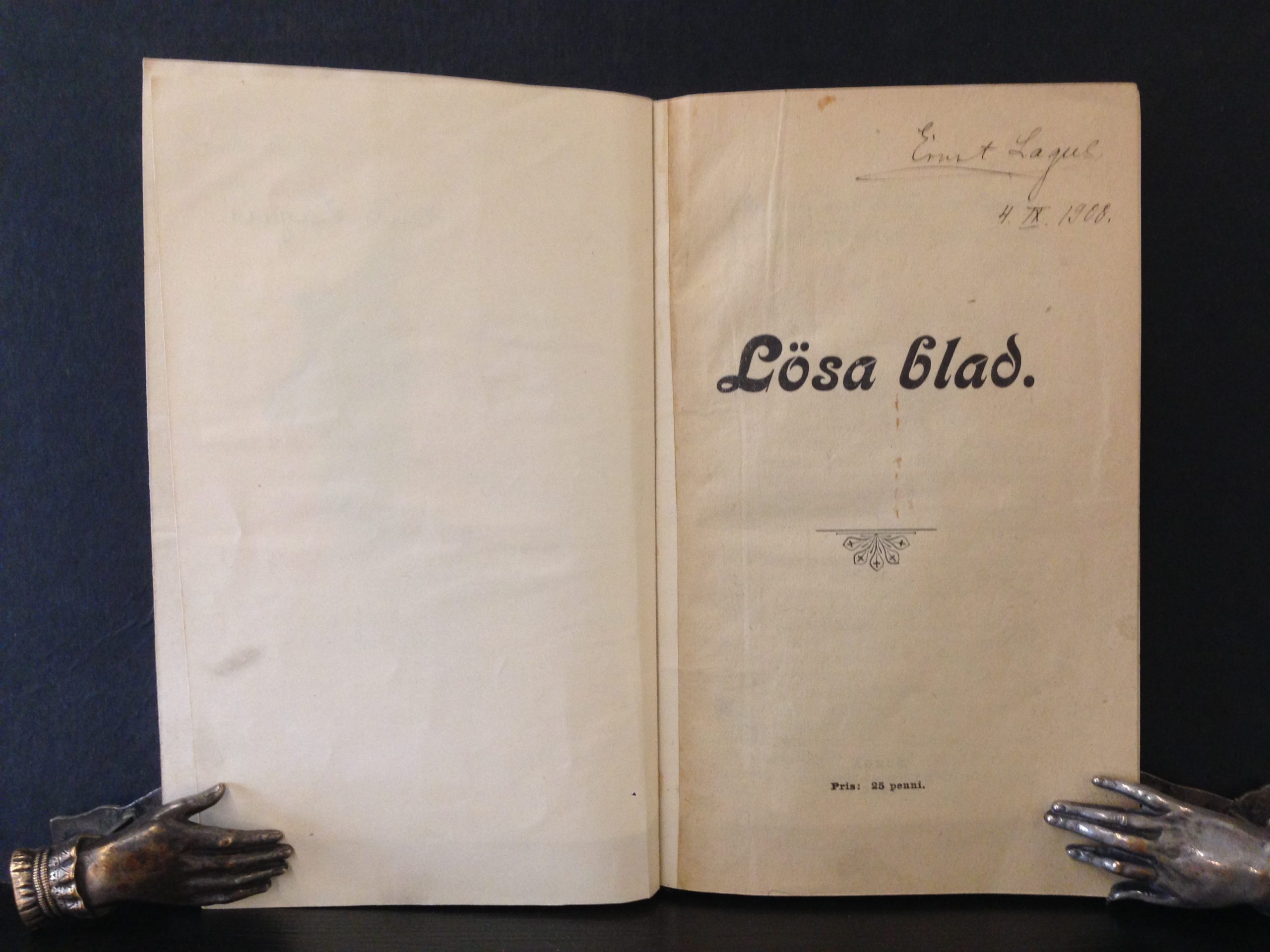 Zilliacus, Konni: Lösa blad