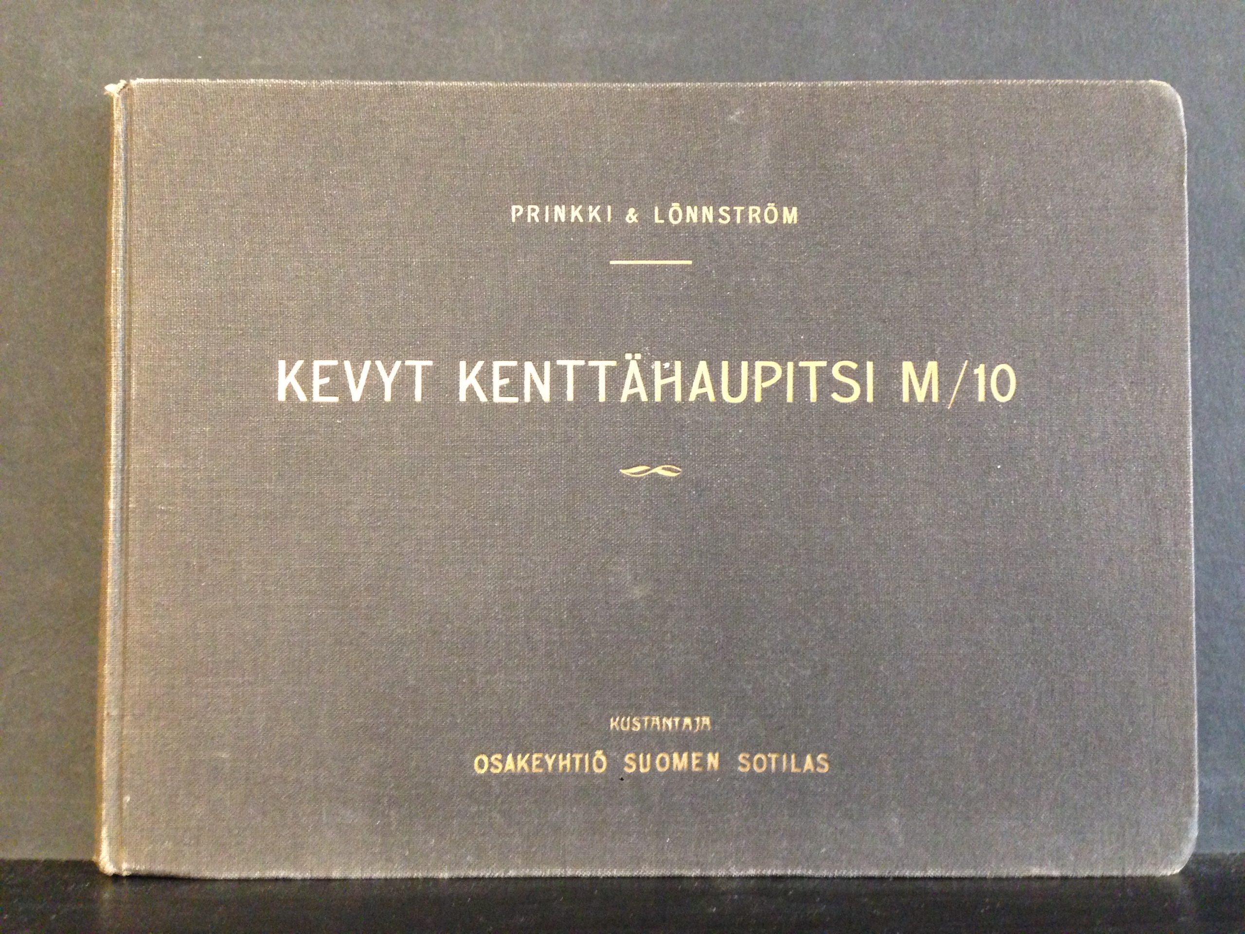 Prinkki, Y. M. & Lönnström R. F.: 12,19 Cm:n kevyt kenttähaupitsi M/10 (Schneider-systeemiä)