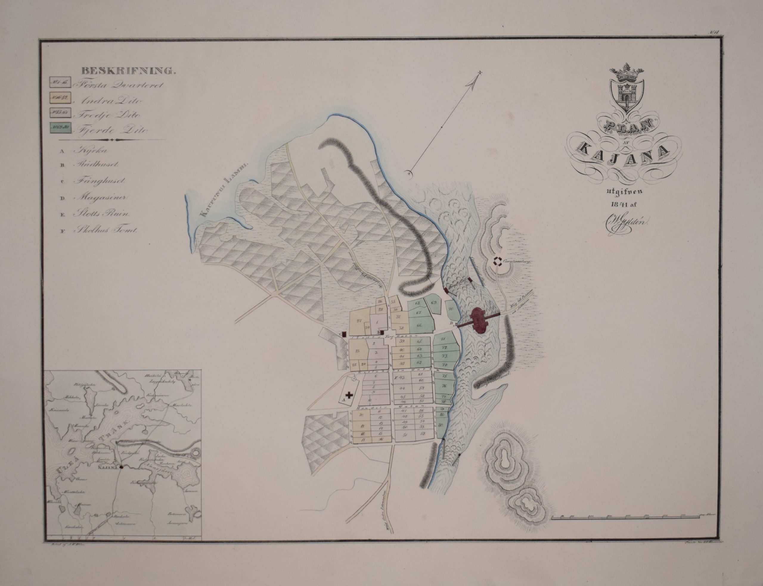 C. W. Gyldén: Plan af Kajana
