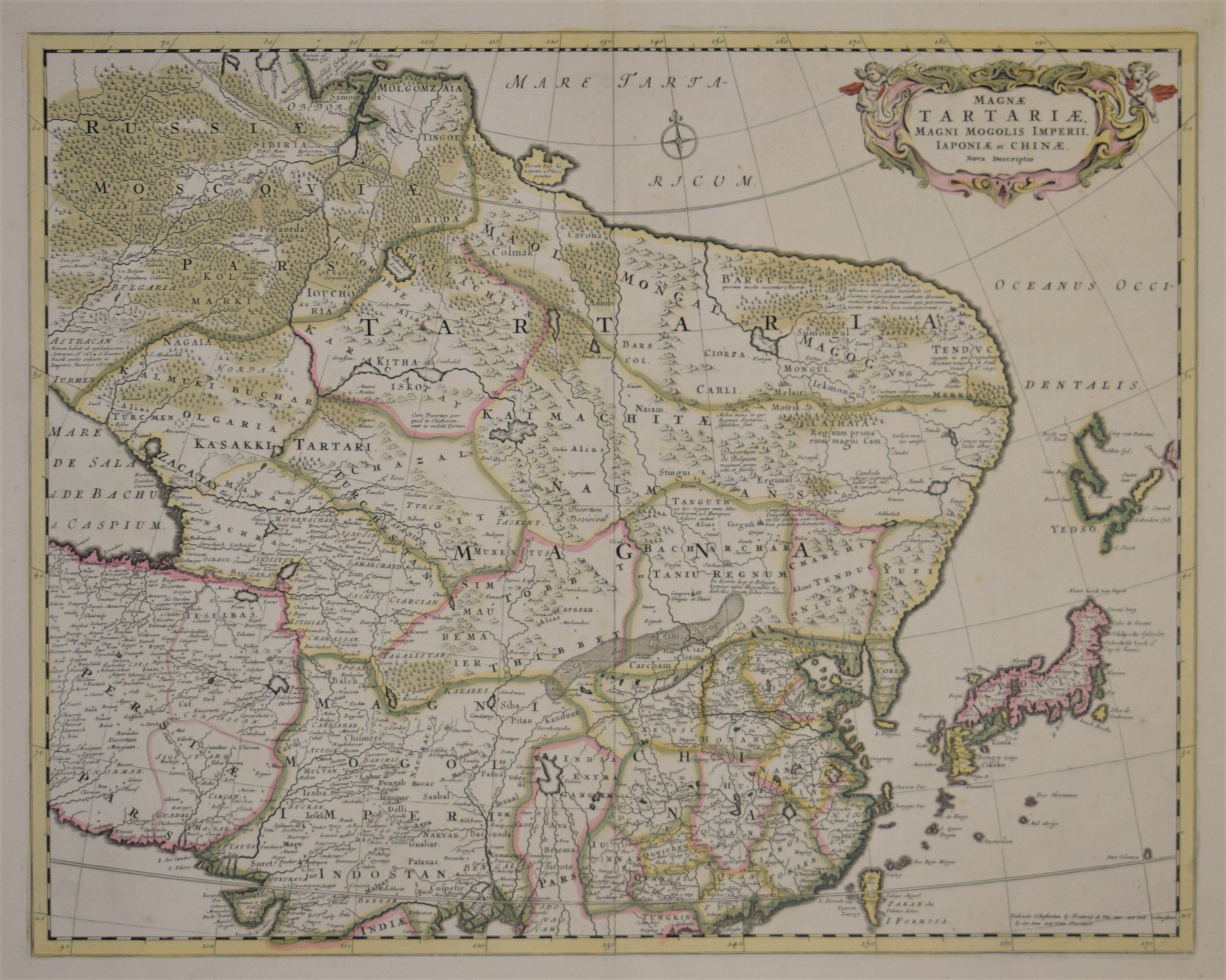 de Wit, F.: Magnae Tartariae, Magni Mogolis Imperii, Iaponiae et Chinae, Nova Descriptio