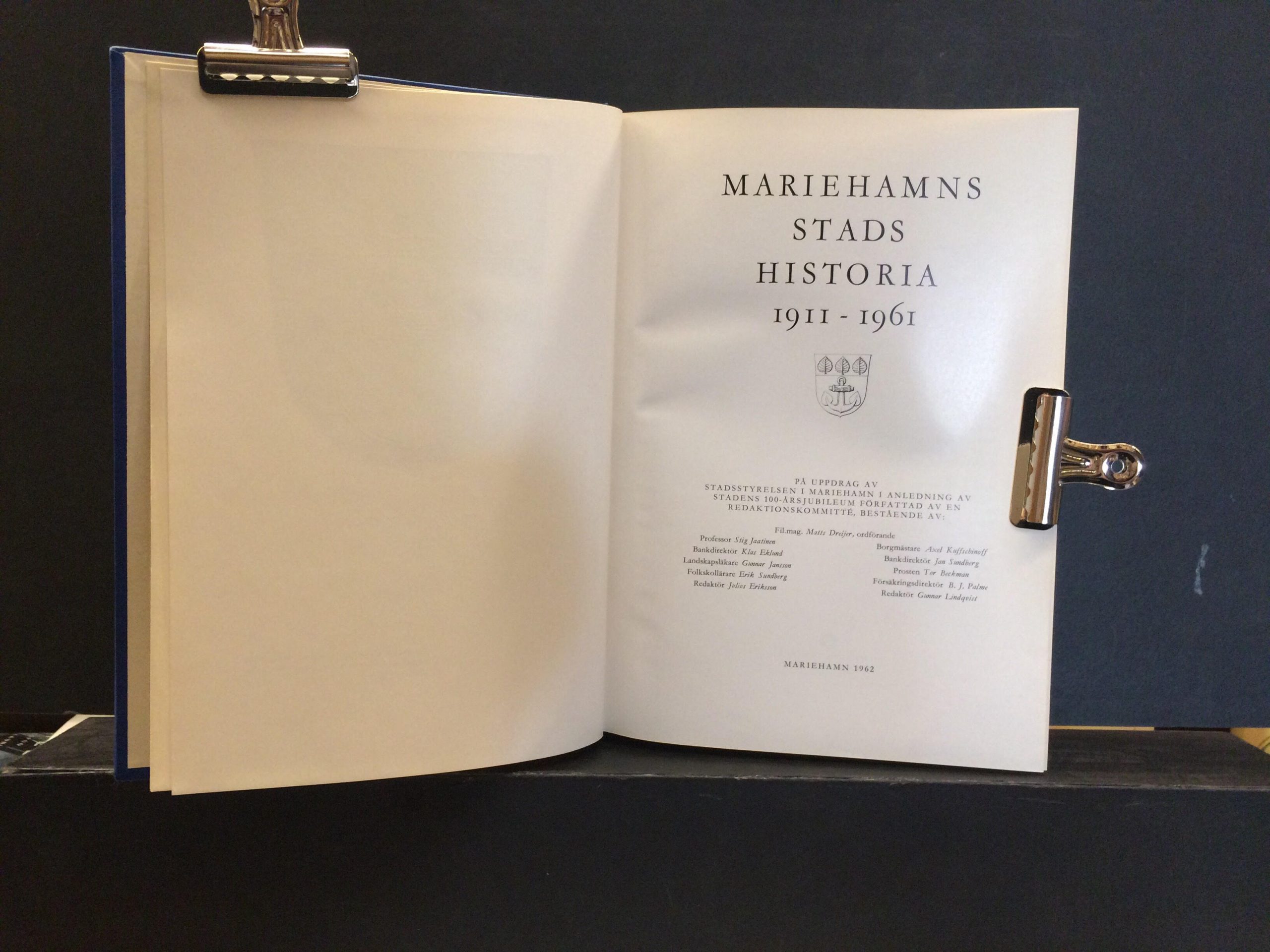 Mariehamns stads historia 1911-1961