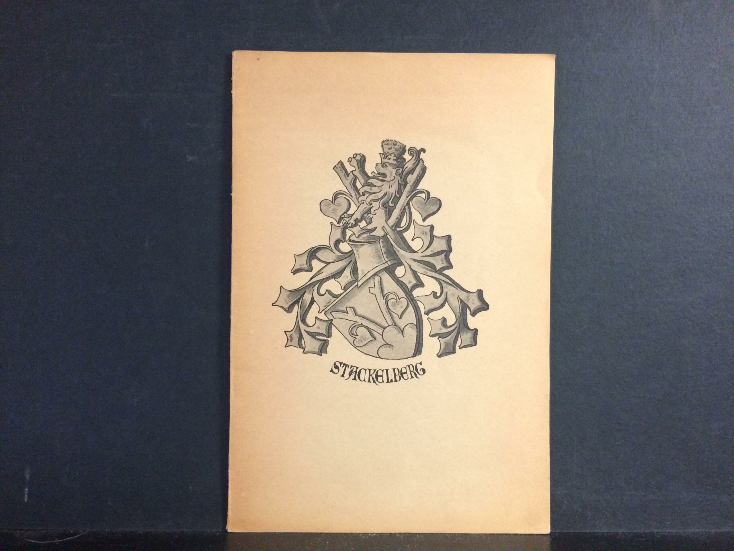 Stackelberg, Magnus: Bidrag till släkten Stackelbergs historia