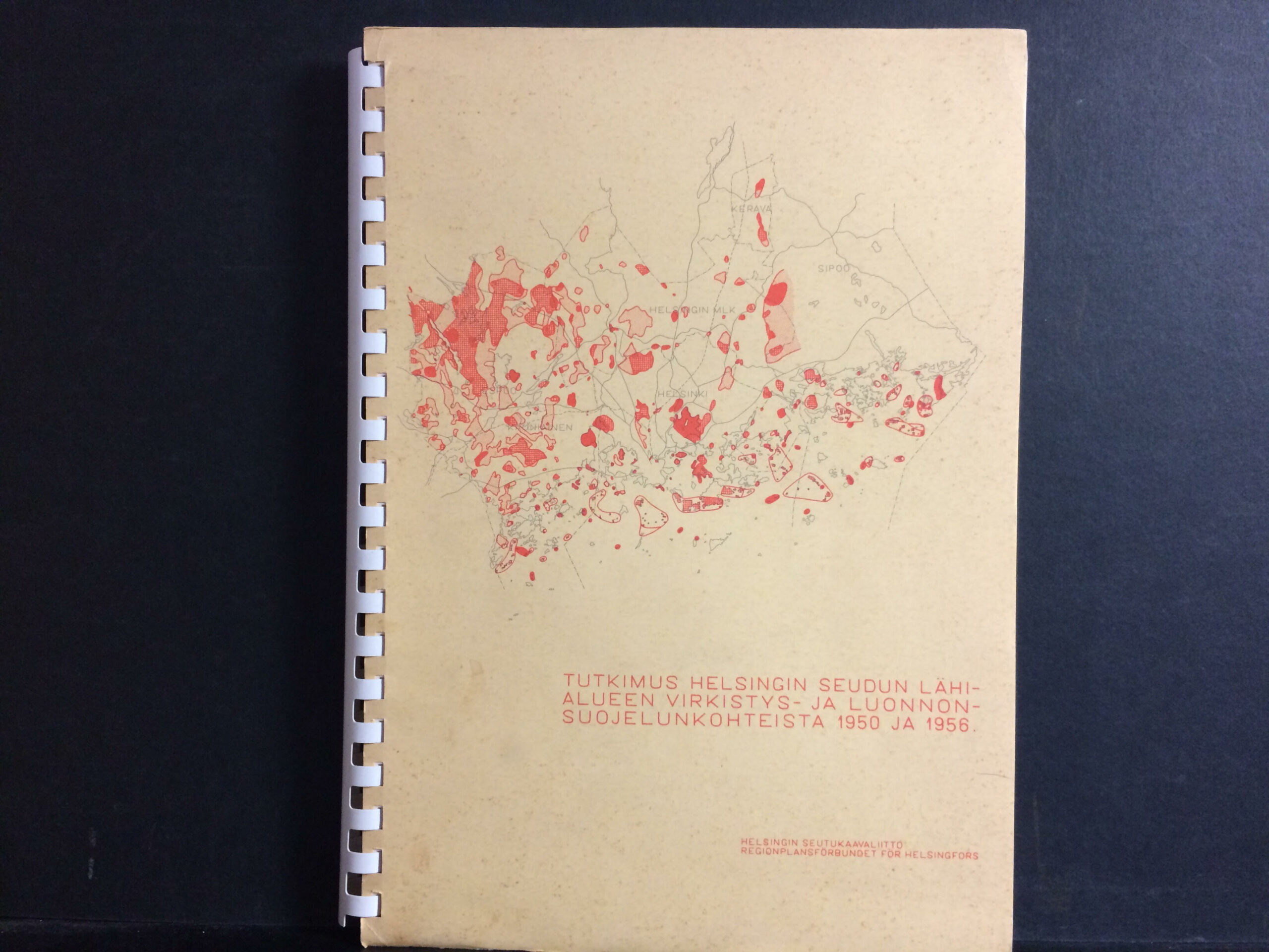 Erkamo, W.; Ruotsalo, R.E.: Selvitys Helsingin naapurikuntien luonnonsuojelukohteista 1950 ja 1956