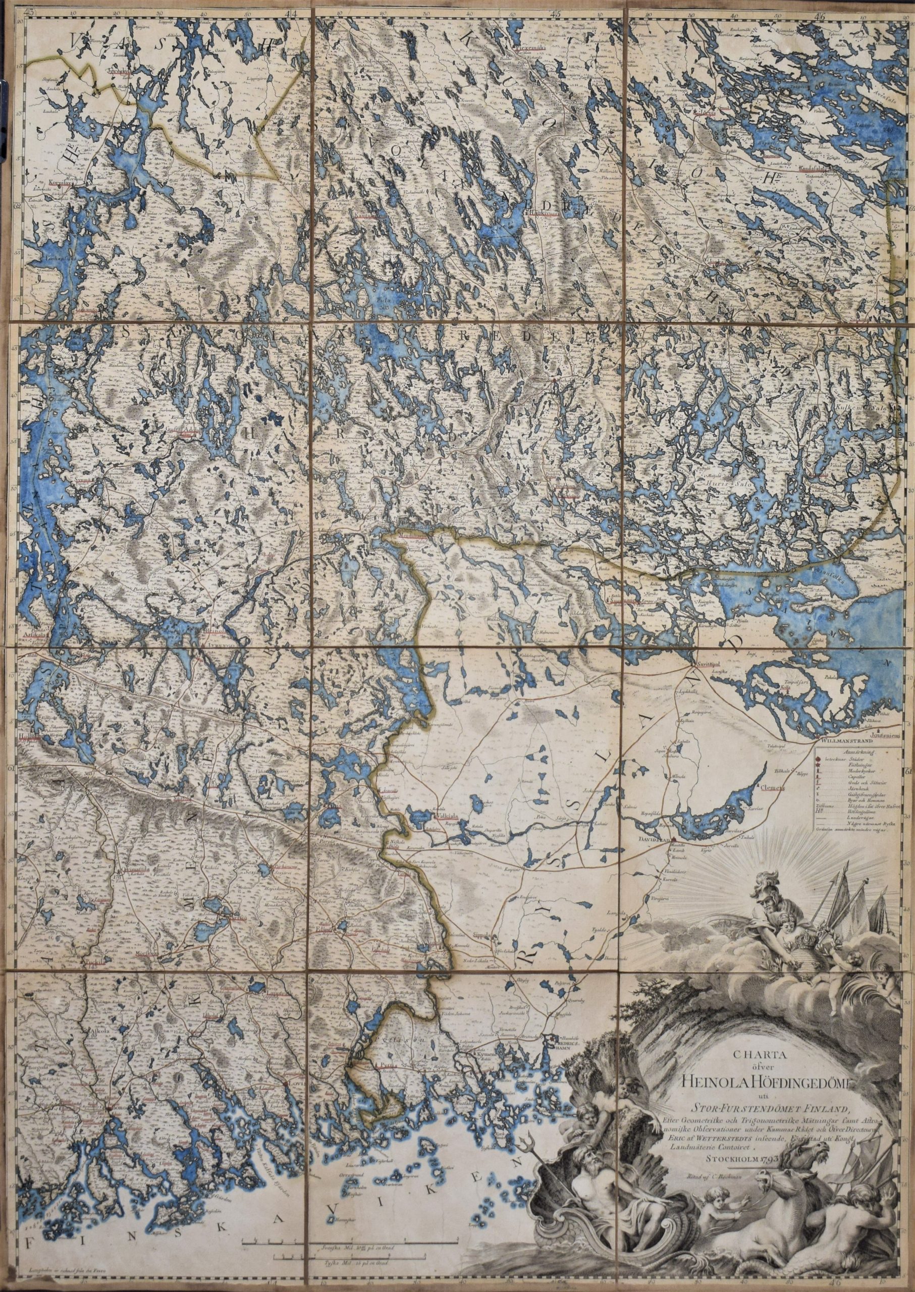 Wetterstedt, Eric af: Charta öfver Heinola höfdingedöme