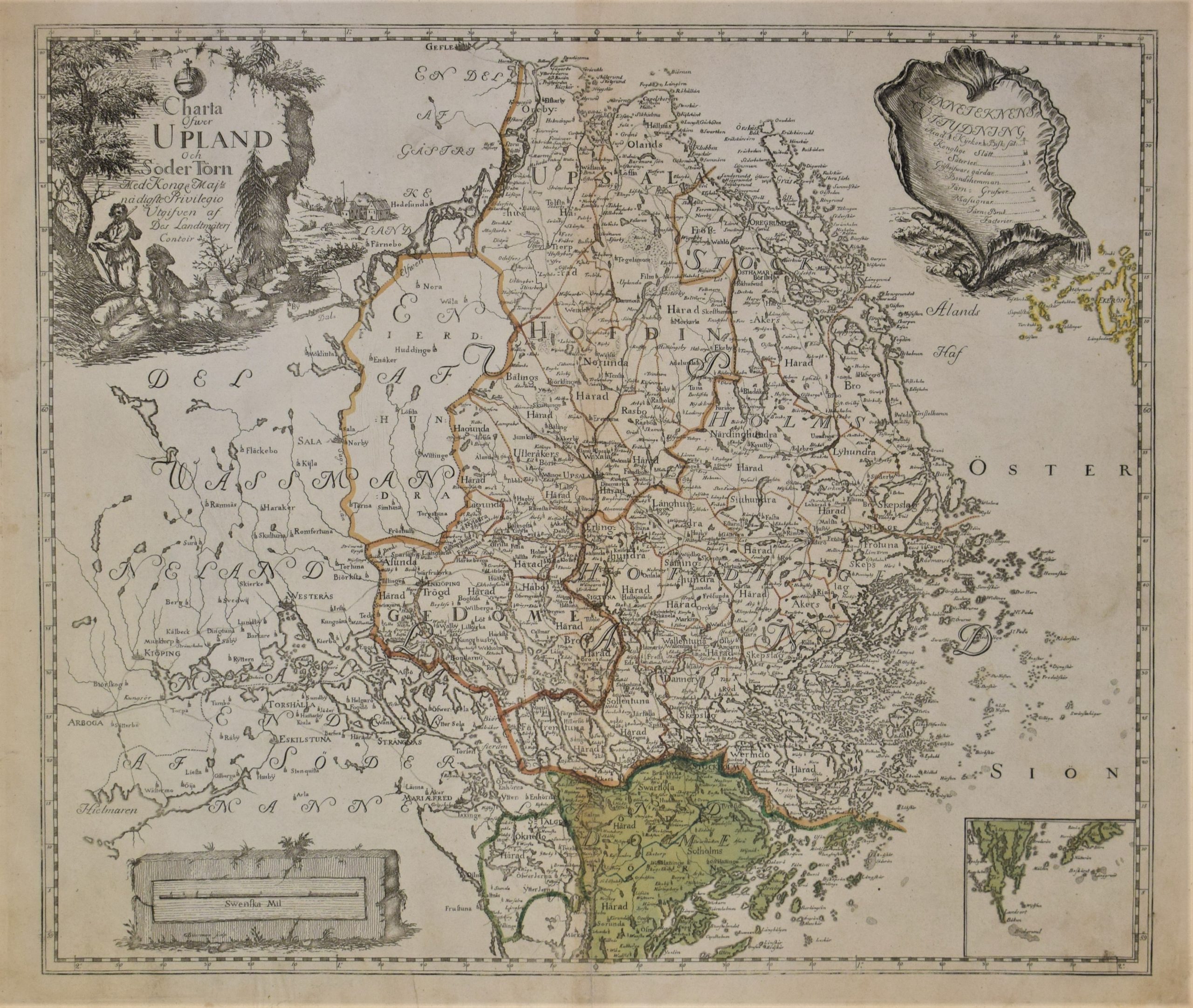 Biurman, G.: Charta öfwer Upland och Söder Törn