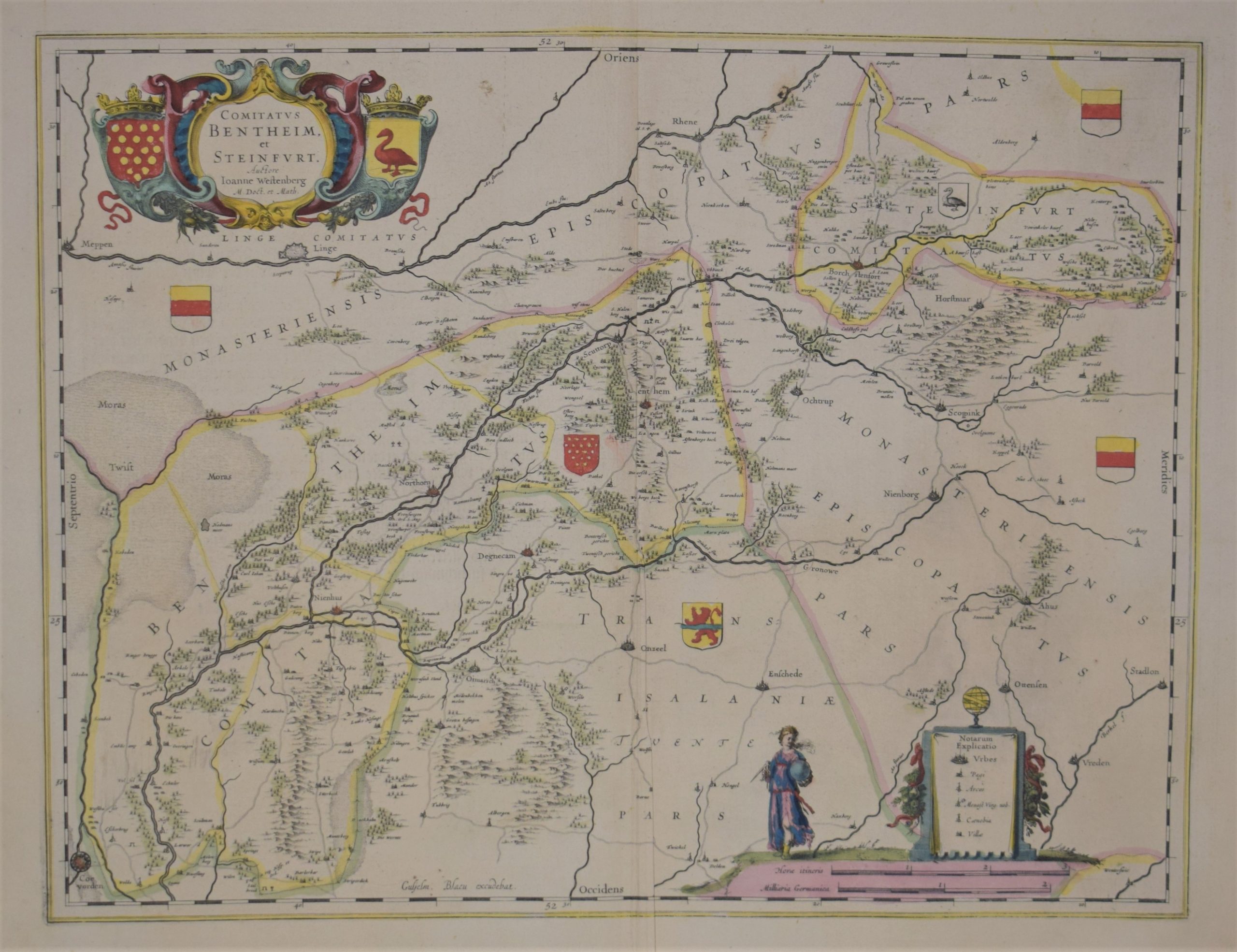 Blaeu, W. J.: Comitatus Bentheim et Steinfurt