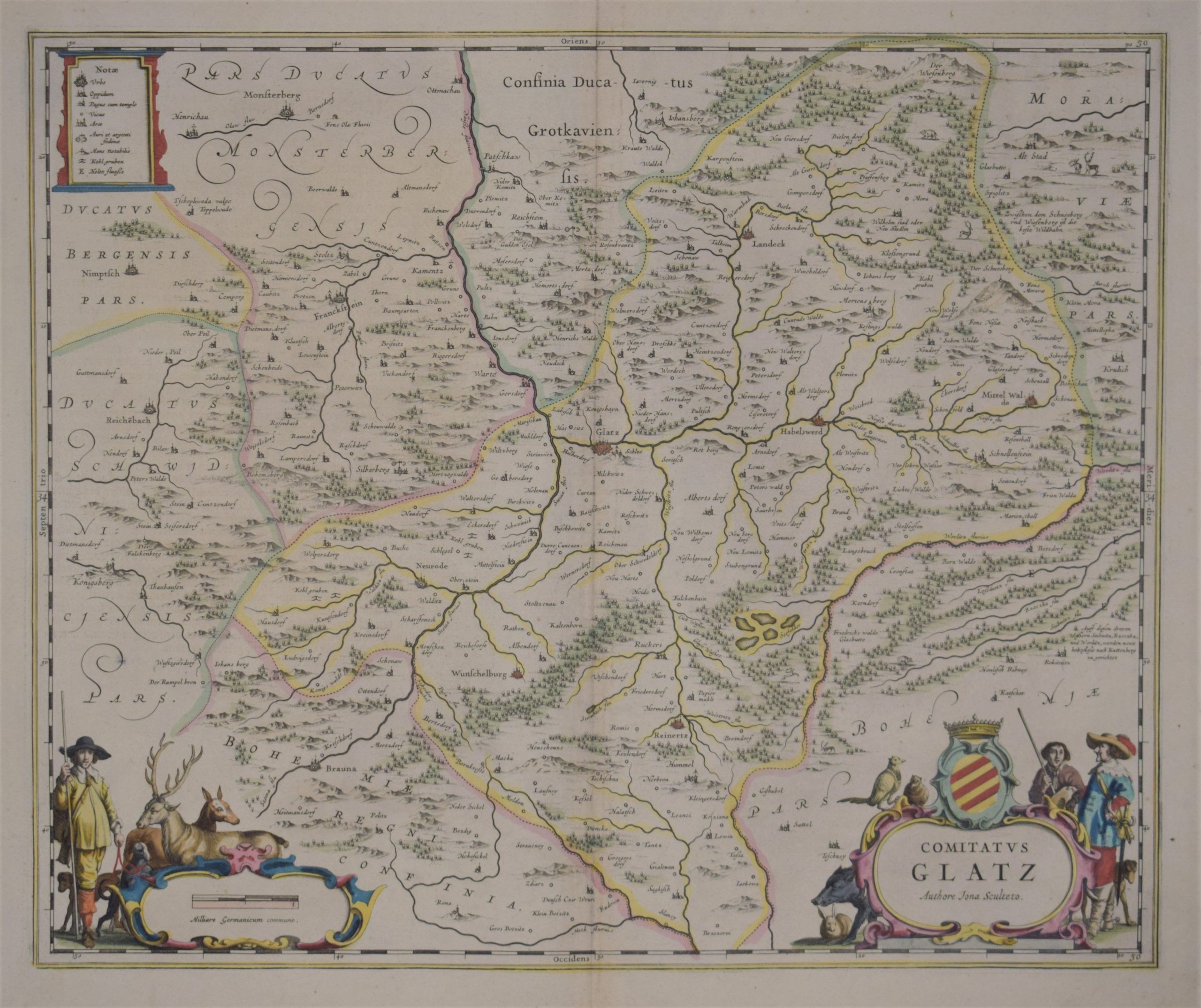 Blaeu, W. J.: Comitatus Glatz