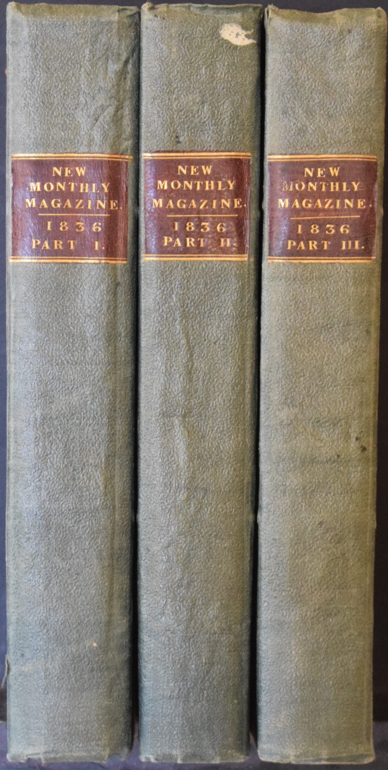 The New Monthly Magazine and Literary Journal I-III