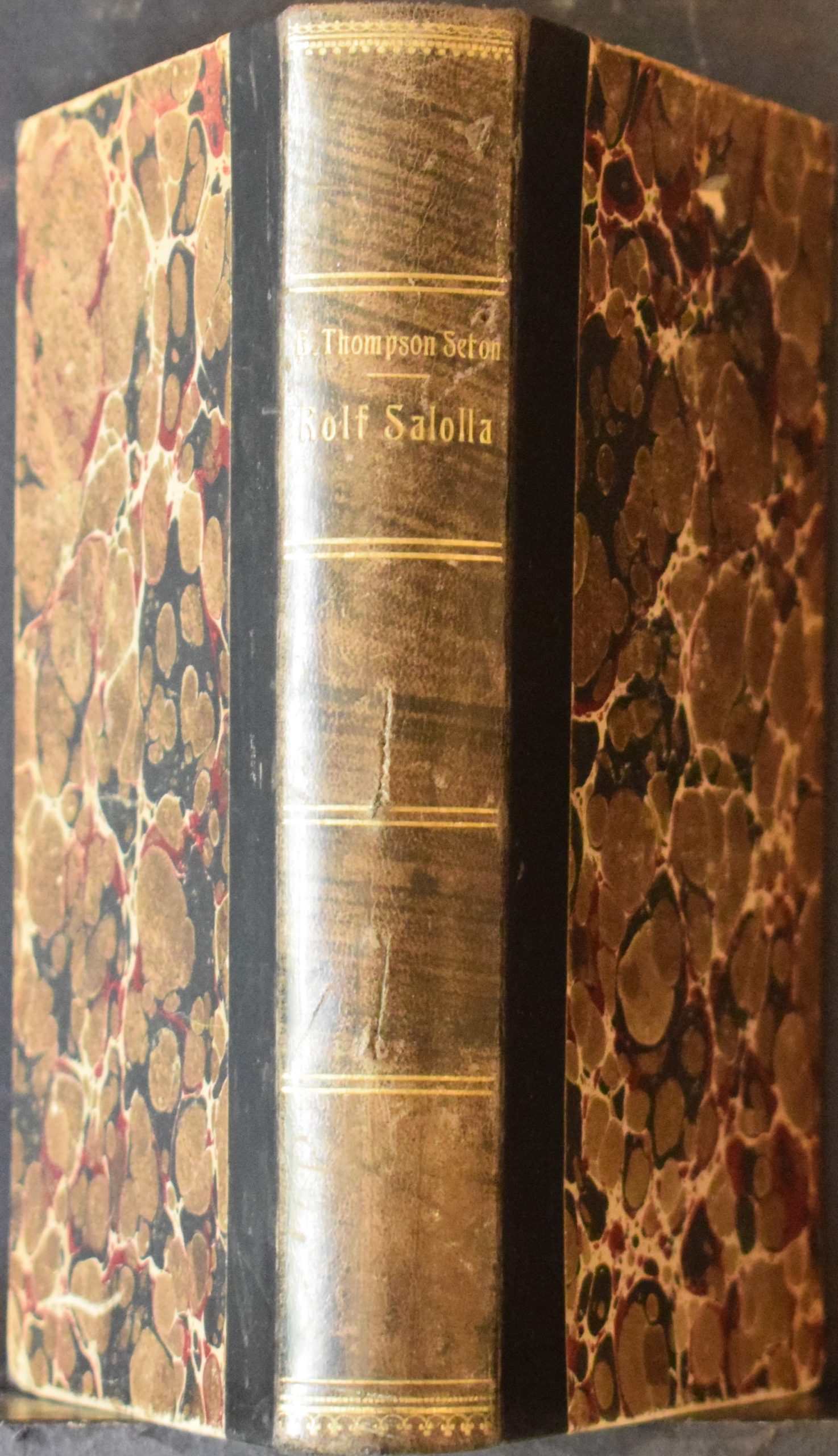 Ernest Thompson Seton Rolf salolla. Erään partiopojan, Kuonab intiaanin ja Skookum koiran seikkailut