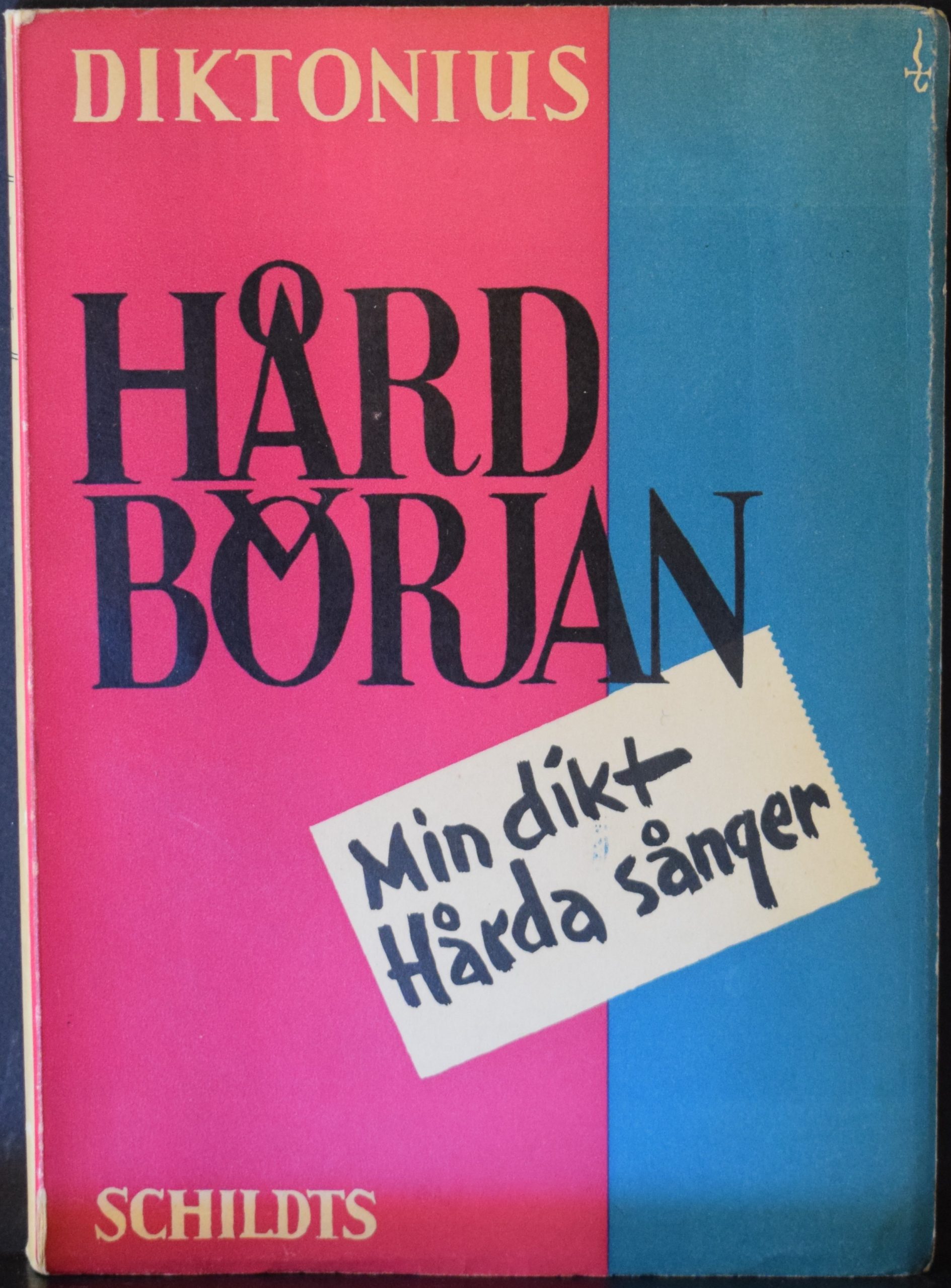 Diktonius, Elmer: Hård början